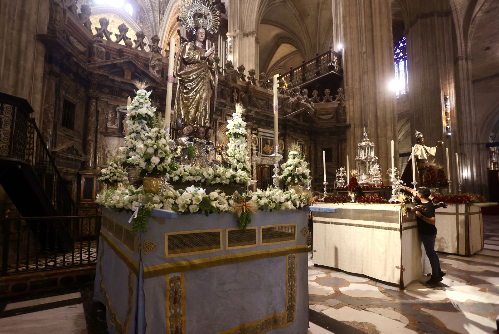 Preparativos del Corpus