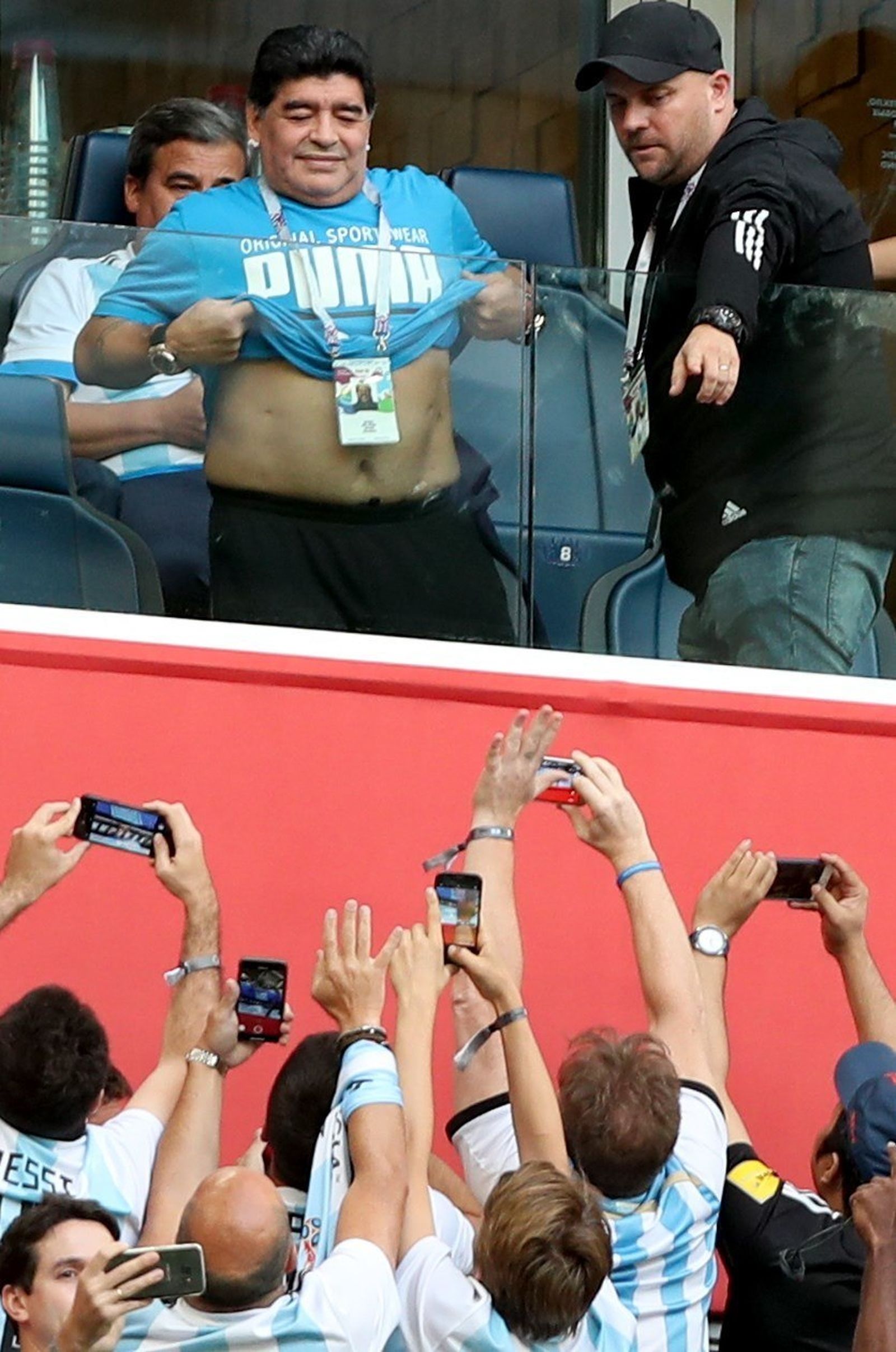 Las imágenes del Nigeria-Argentina