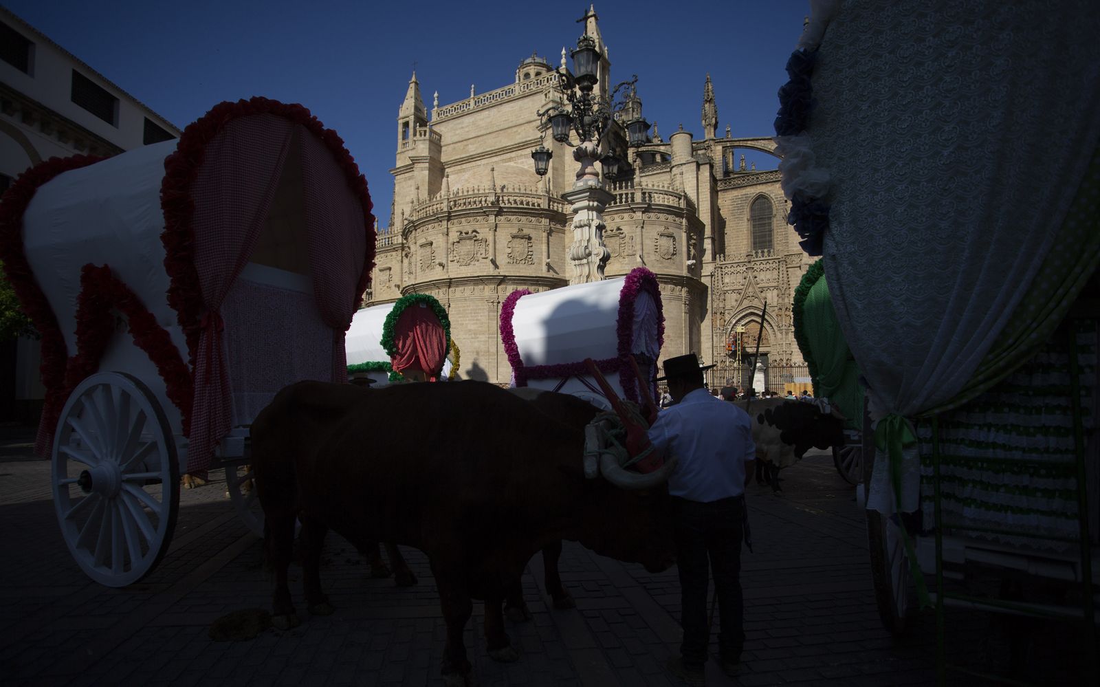 Salida de la Hermandad de Sevilla hacia El Rocío