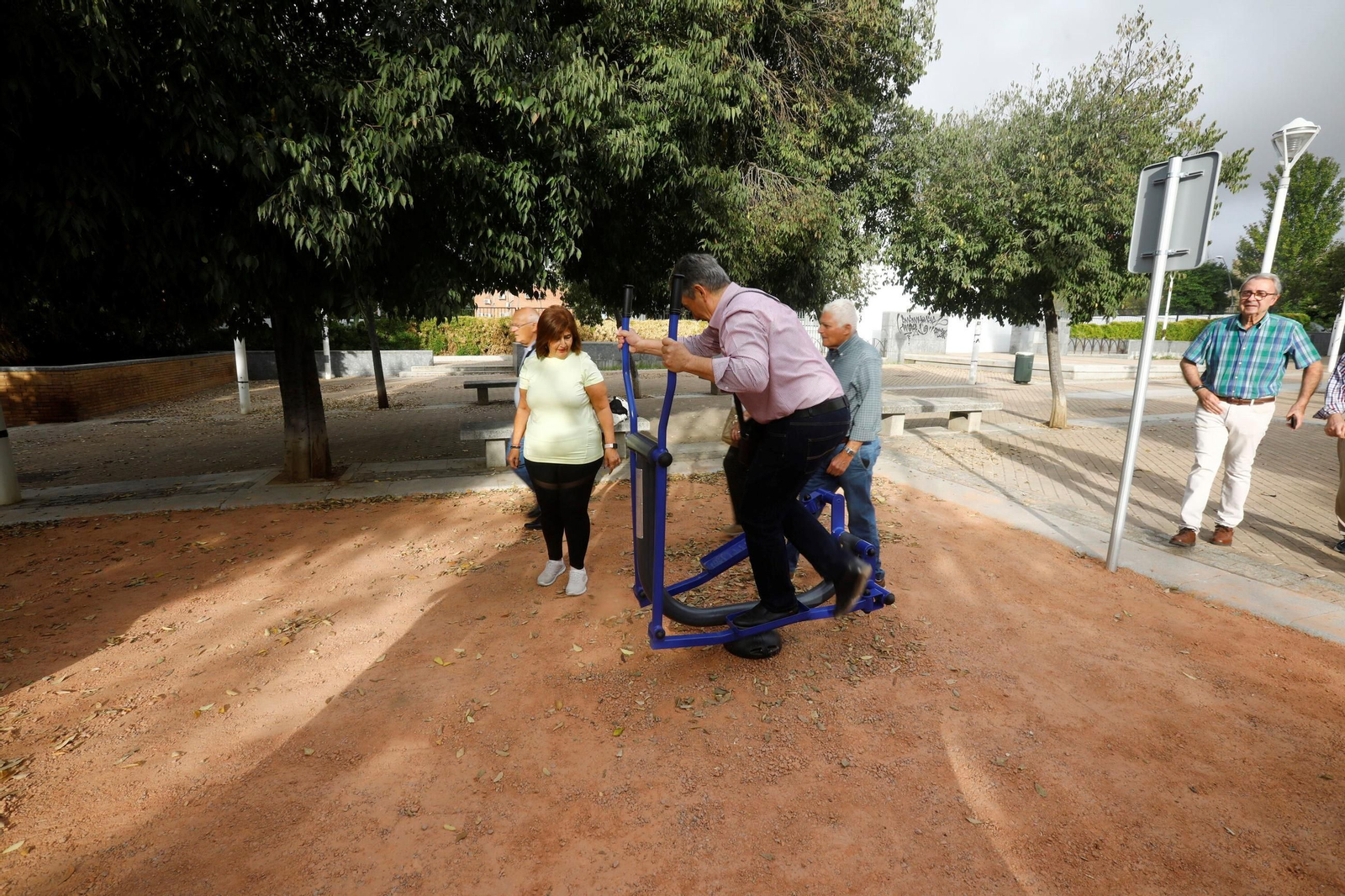 La inauguración del parque biosaludable de Levante, en imágenes