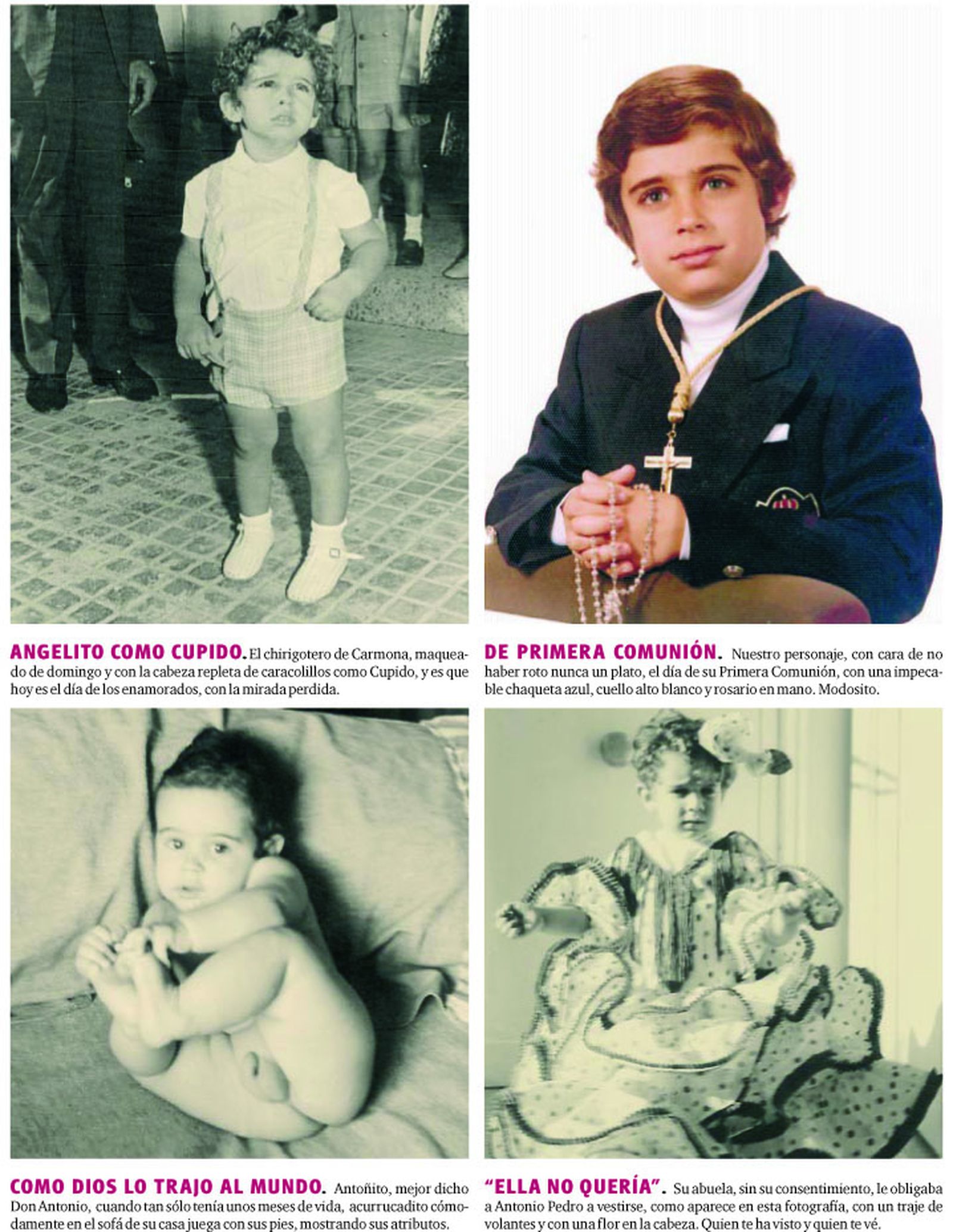 El album del Carnaval de Antonio Pedro Serrano, el Canijo, hace 25 años