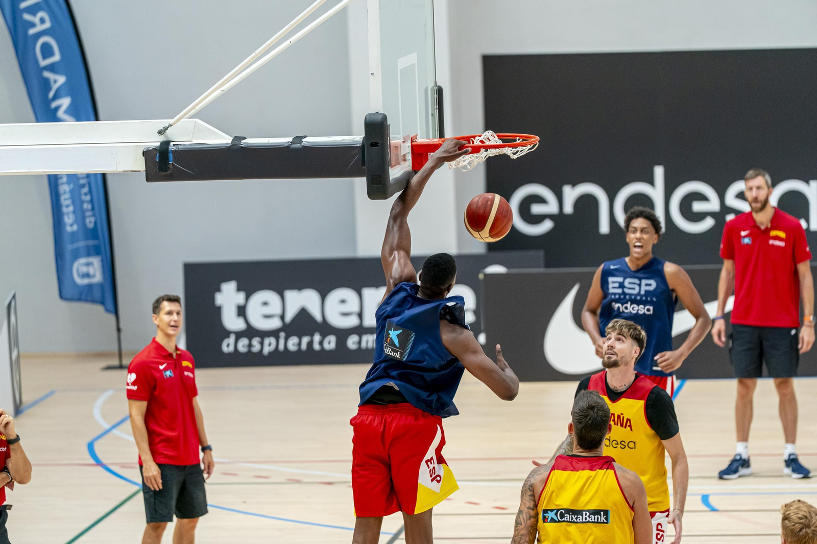 España acaba su trabajo en Madrid antes de venir a Málaga