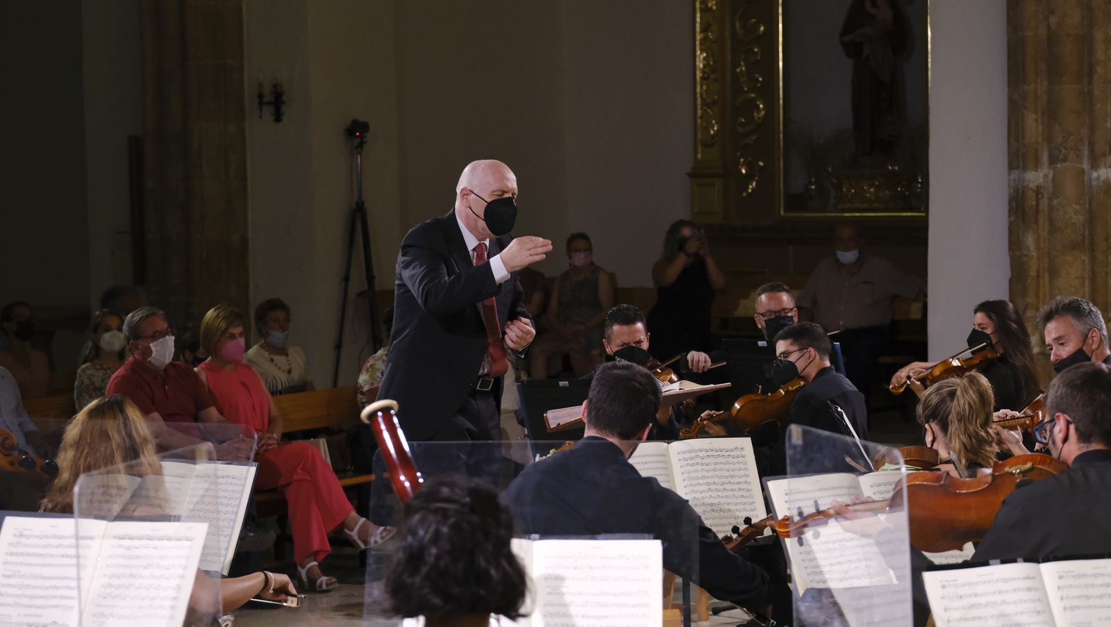 Fotogalería concierto Orquesta Ciudad de Almería y la Coral Aeonium Ensemble. Festival de Música Renacentista y Barroca de Vélez Blanco 2021.