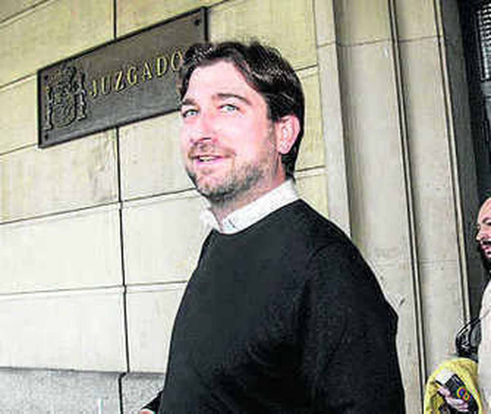 Alberto Mercado, ayer en el juzgado.