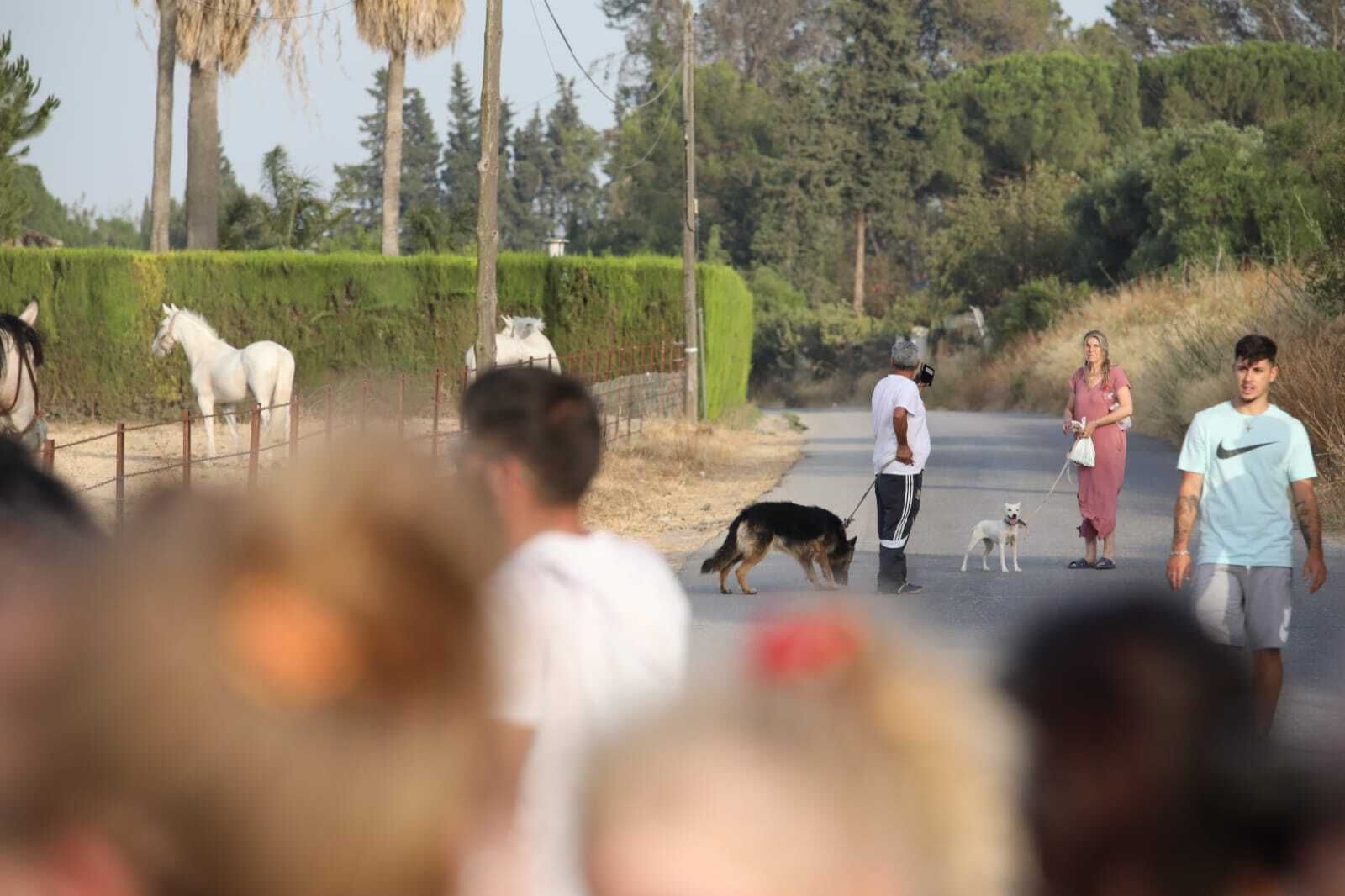 Incendio en Jerez: desalojos por precaución en el Serrallo y La Teja