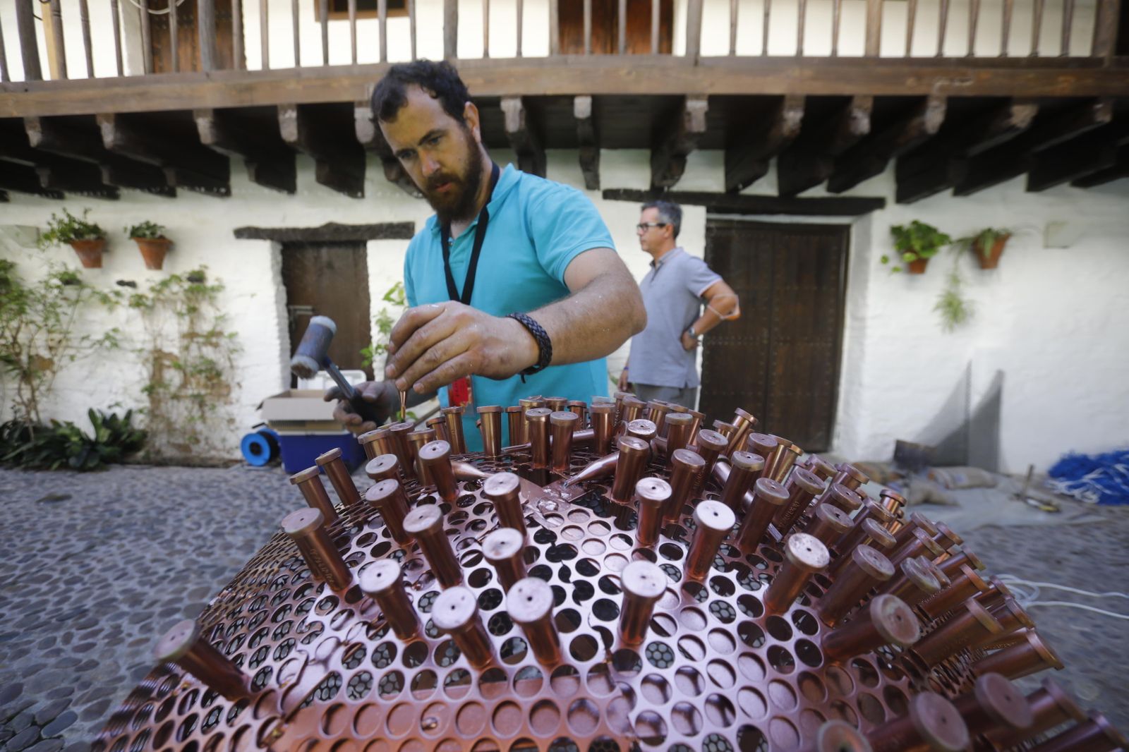 El montaje del Festival Flora, en imágenes