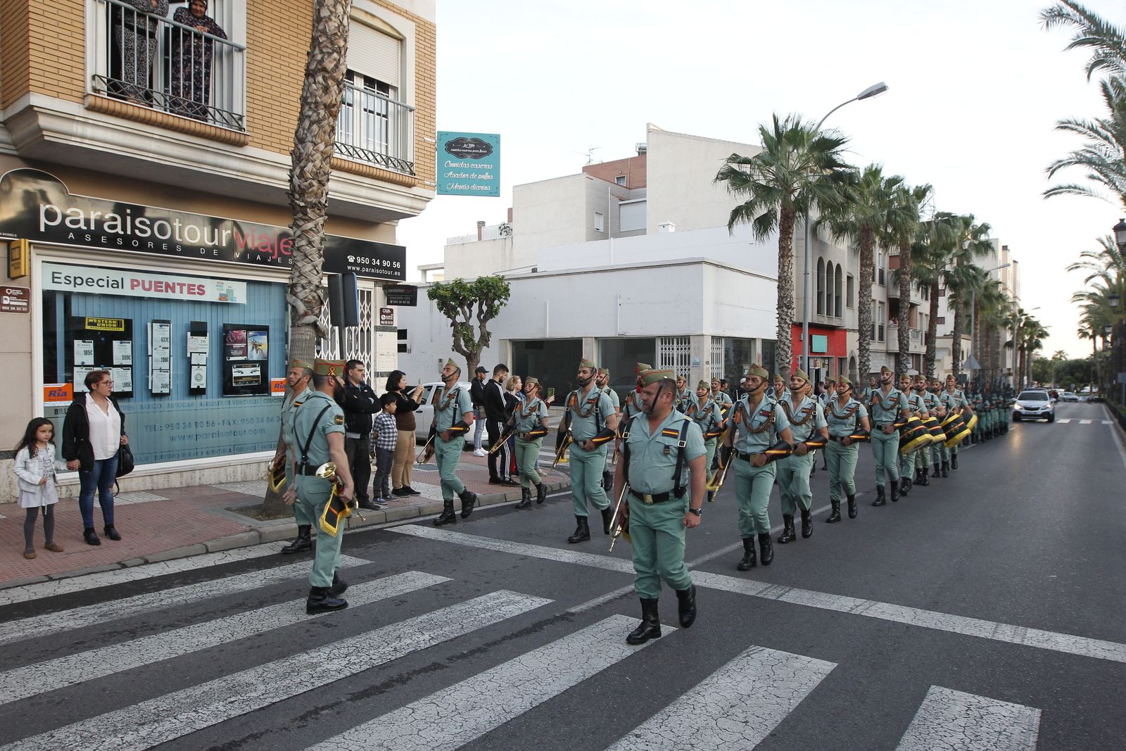 Custodia del Cristo de la Buena Muerte de La Legión. Semana Santa 2019. El Parador
