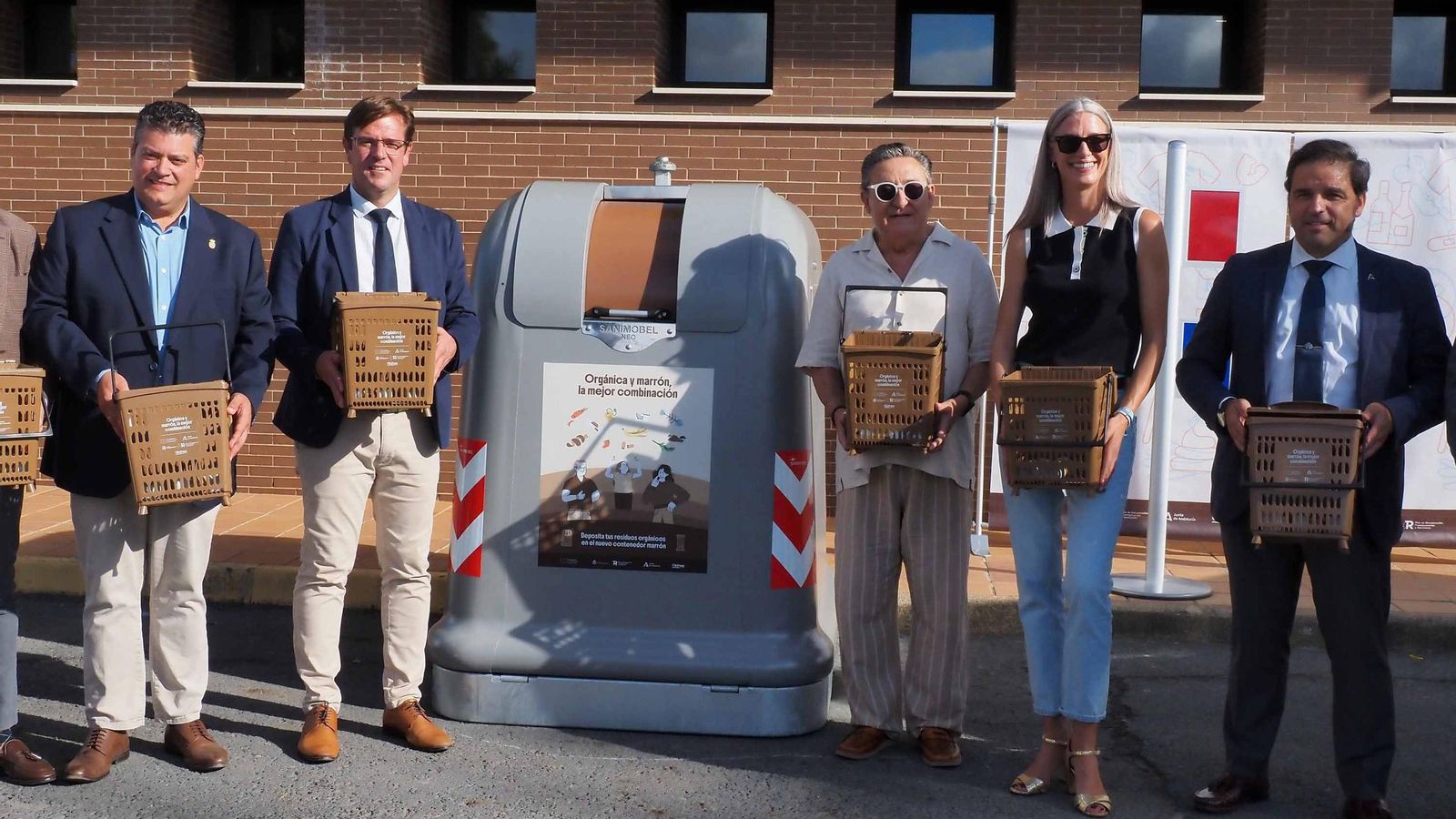 Algunas de las autoridades presentes en la presentación de la campaña