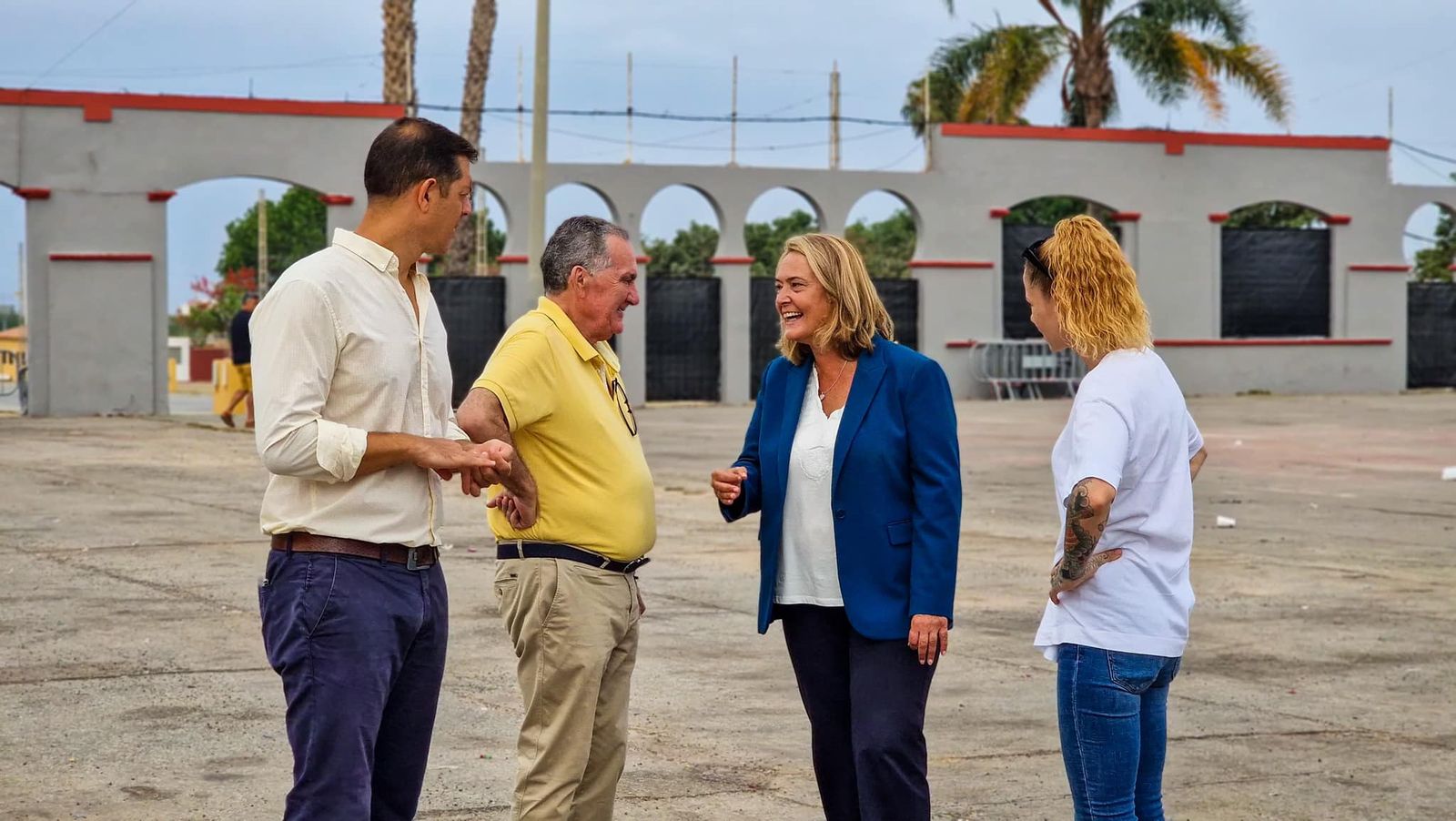 Han visitado las instalaciones para ver las mejoras de las casetas