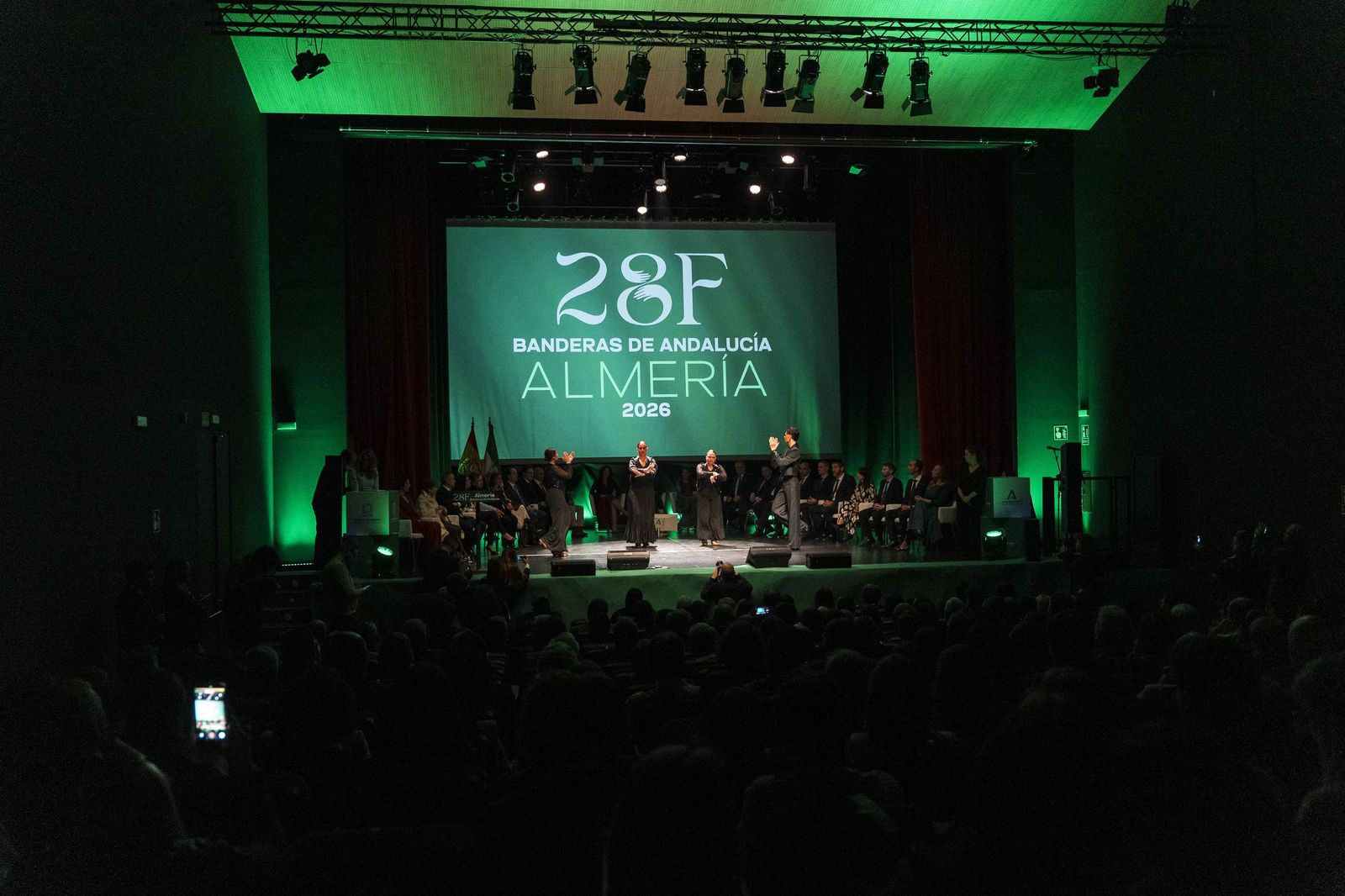 Las imágenes de los galardones 'Bandera de Andalucía' en Almería