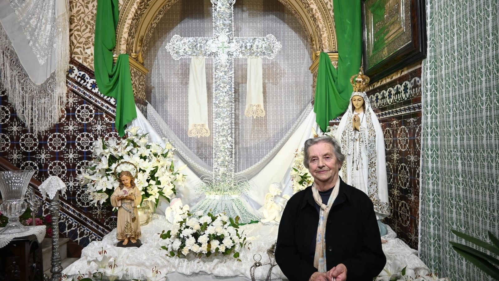Cruz de la plaza de España, casa de Cáritas,  vencedora en la categoría de interiores.