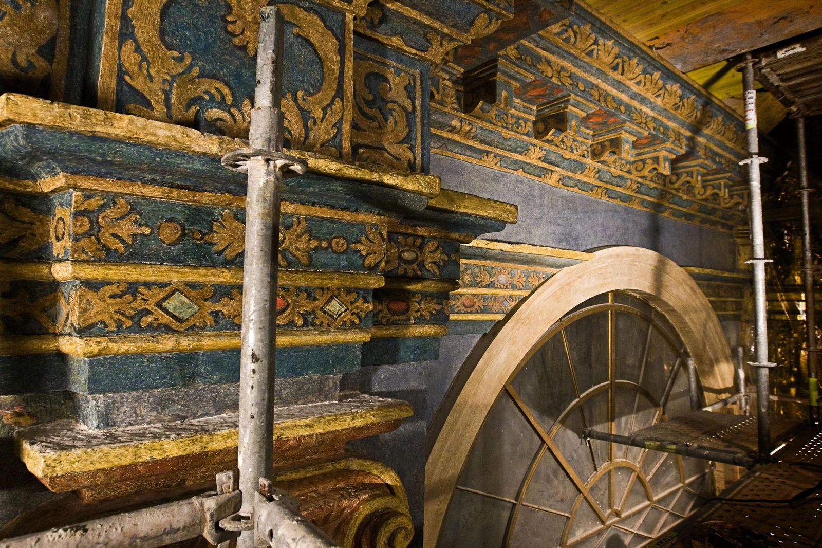 Trabajos de restauración del Oratorio de cara a los fastos de 2012