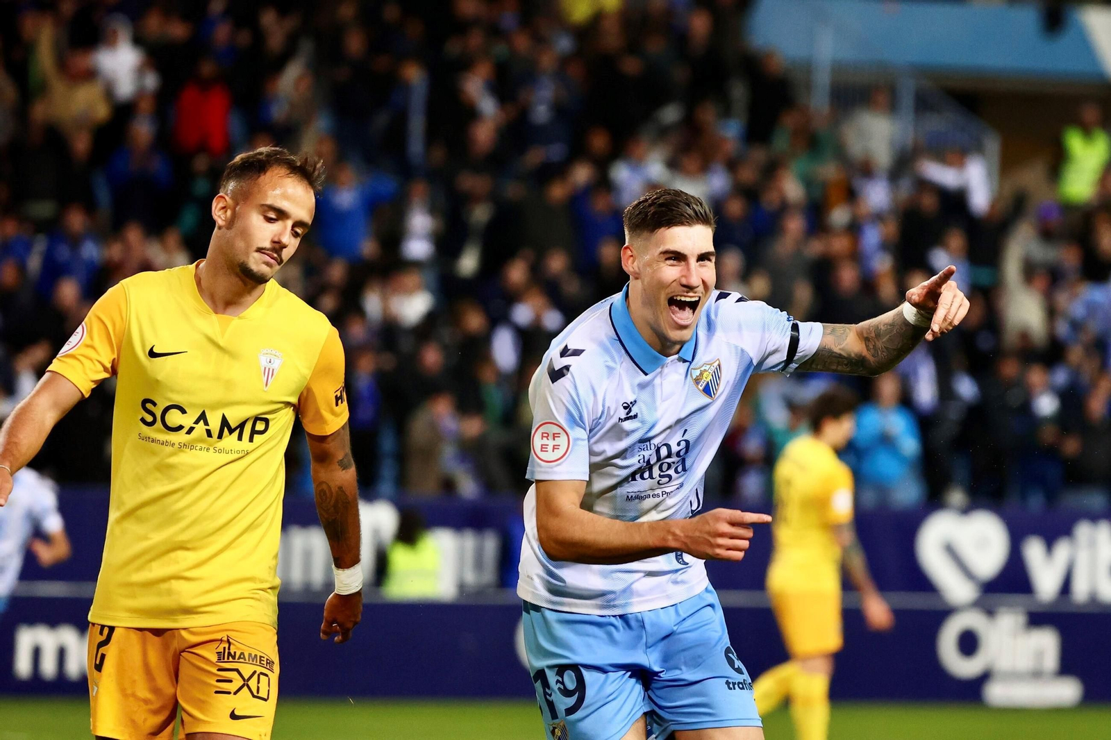 Roberto, su paso por el Málaga CF en fotos