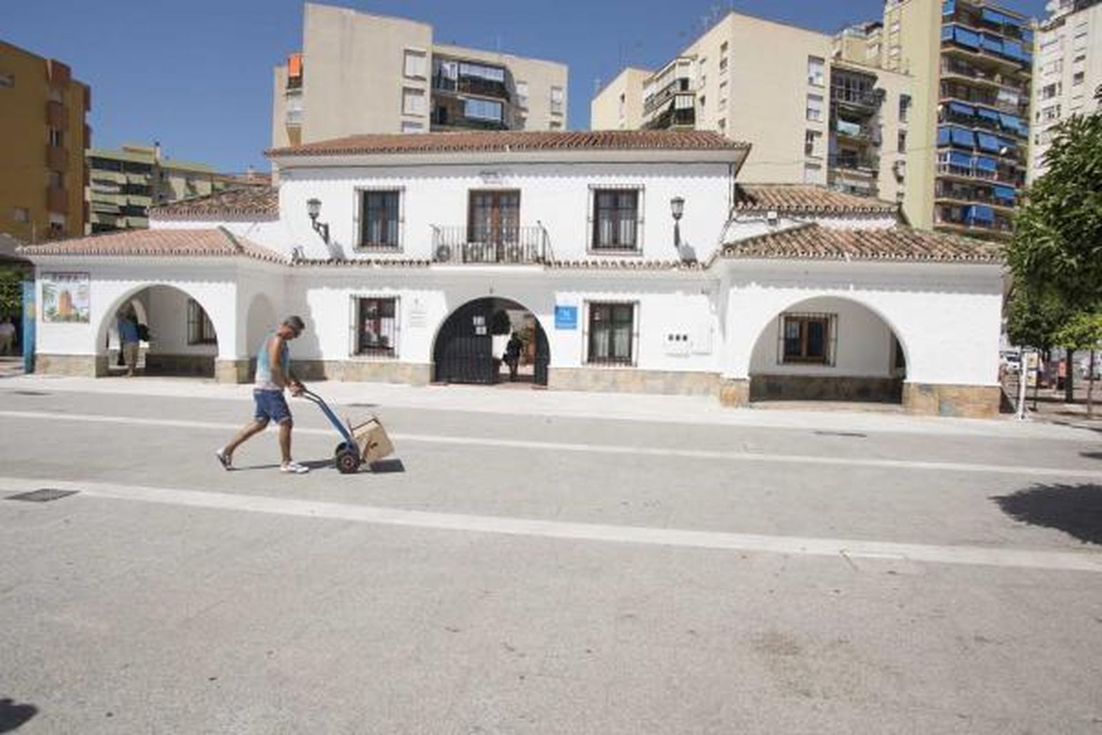 Edificio que albergará el mercado.