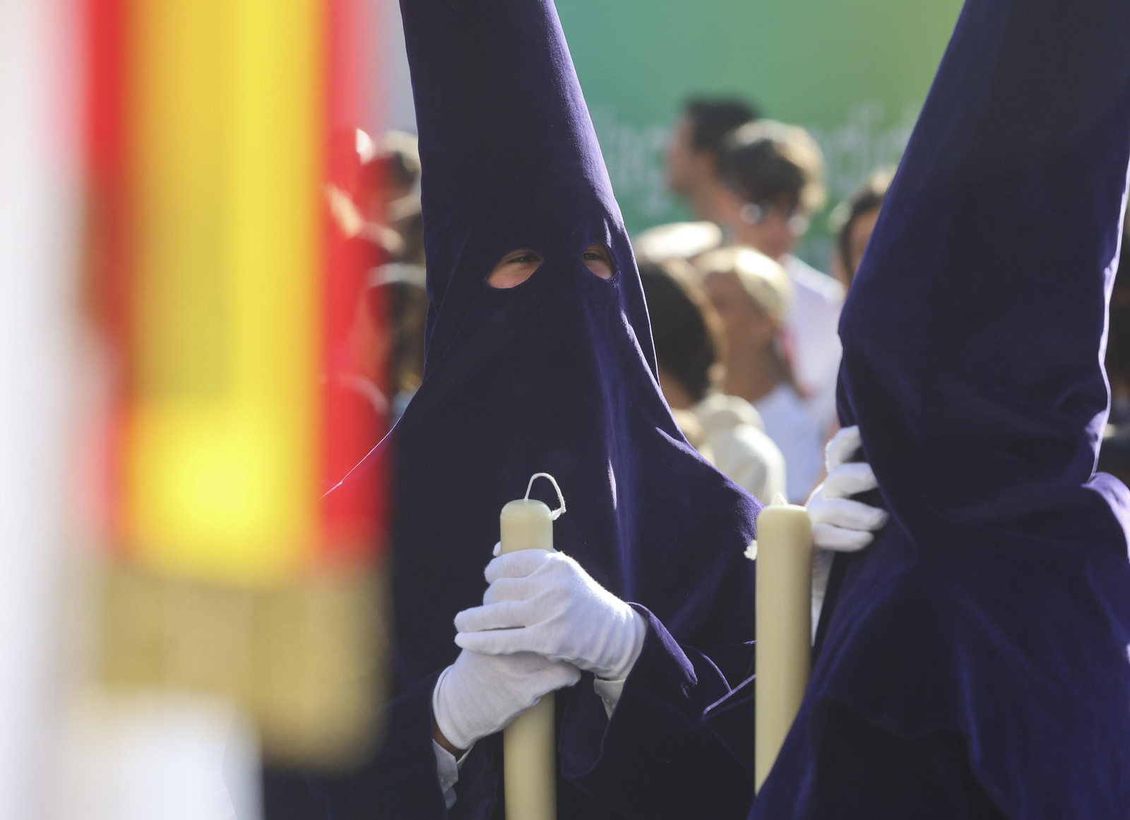 El Rico, en su procesión del Miércoles Santo en Málaga El Rico, en su procesión del Miércoles Santo en Málaga