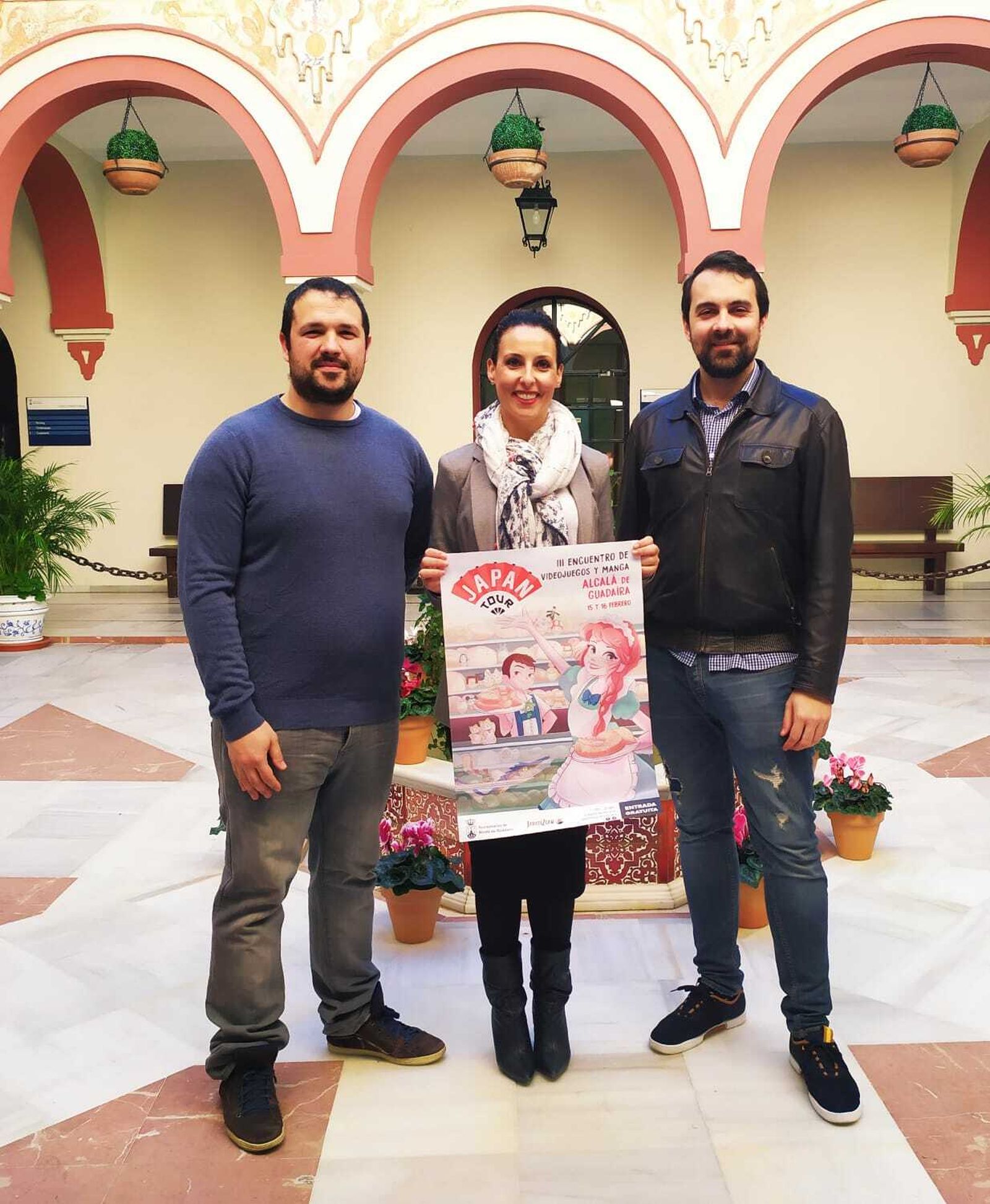 Presentación del III Encuentro de Videojuegos y Manga, Japan Tour, en Alcalá de Guadaíra.