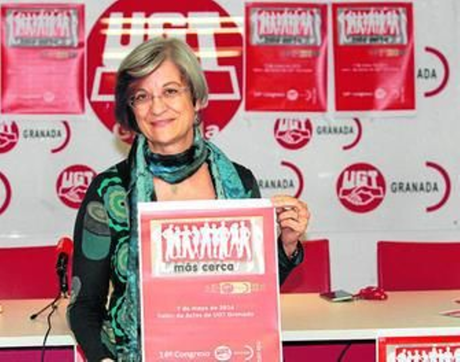 La todavía secretaria general de UGT se encargó ayer de presentar el nuevo congreso.