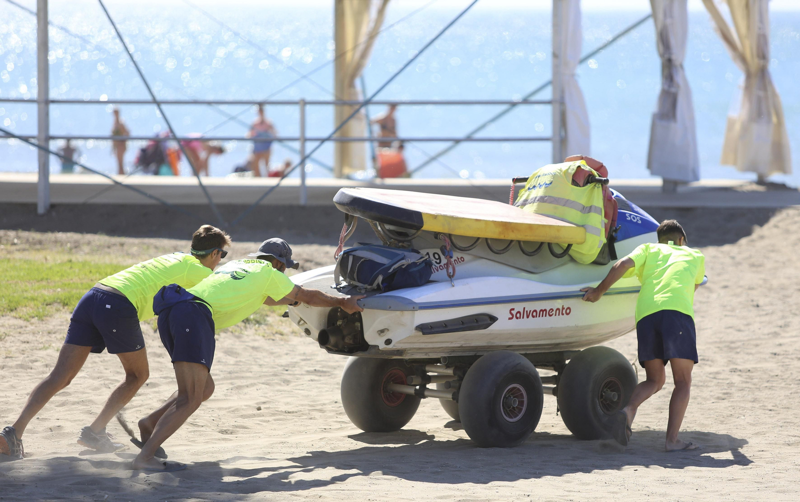 Fotos de la playa en Málaga, donde escapar del calor