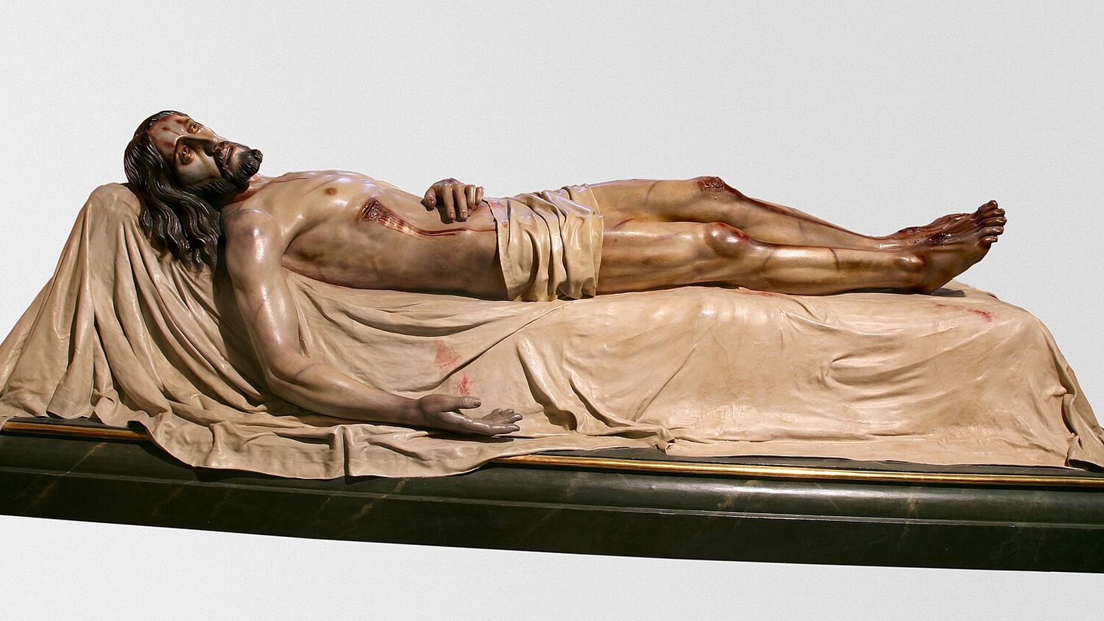 Cristo Yacente de la iglesia de san Ildefonso, Jaén.