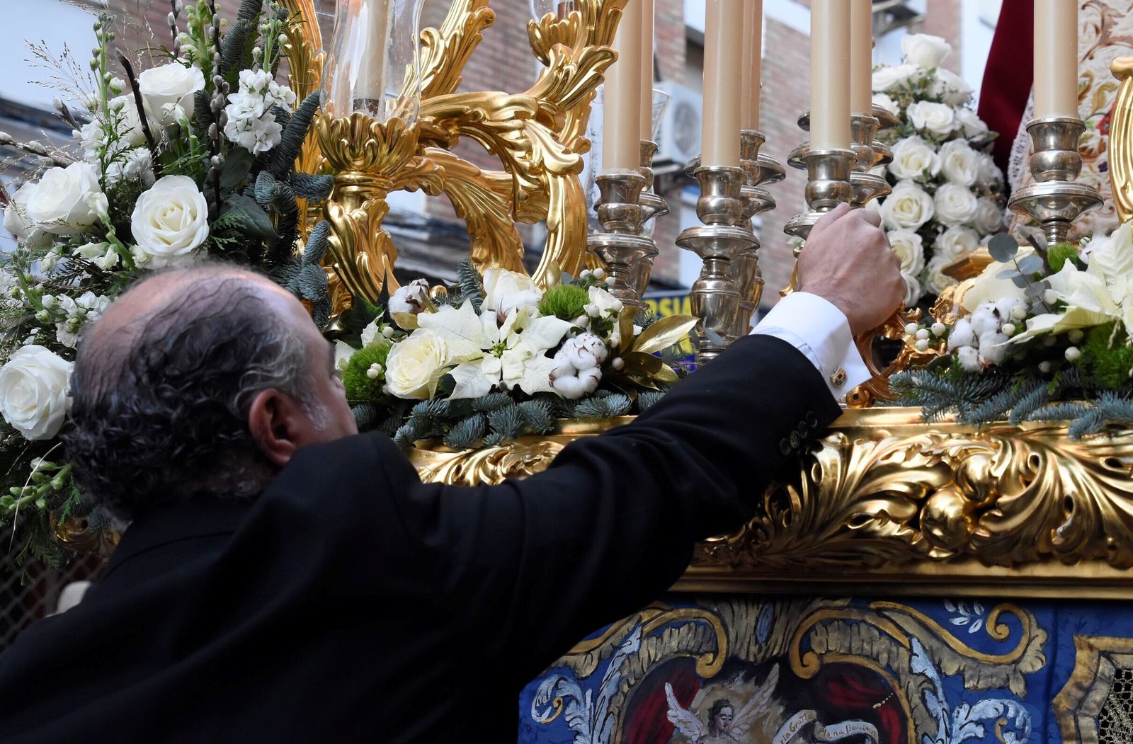 La procesión de la Virgen de Belén, en imágenes