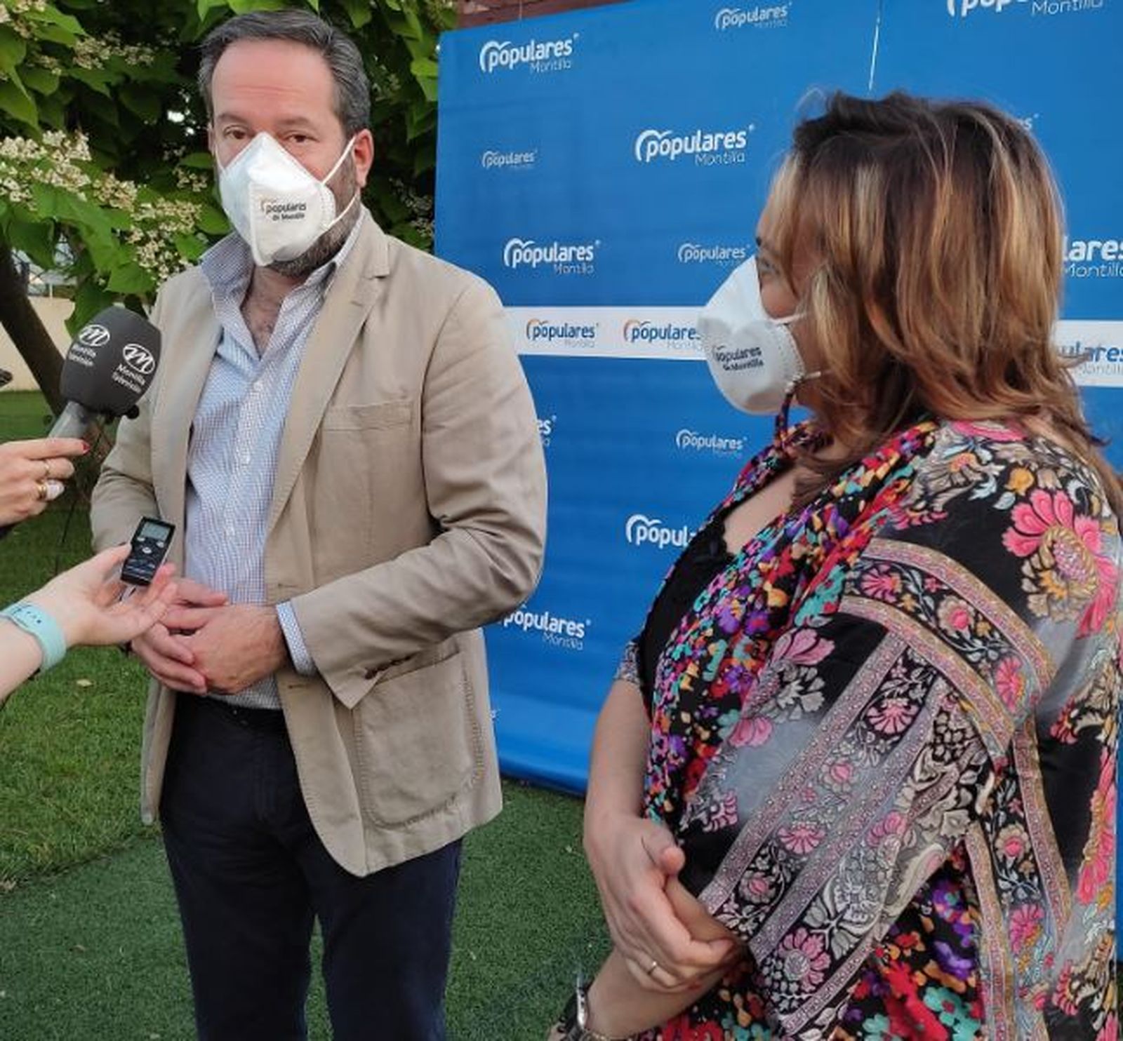 Adolfo Molina, con Auxiliadora Moreno.