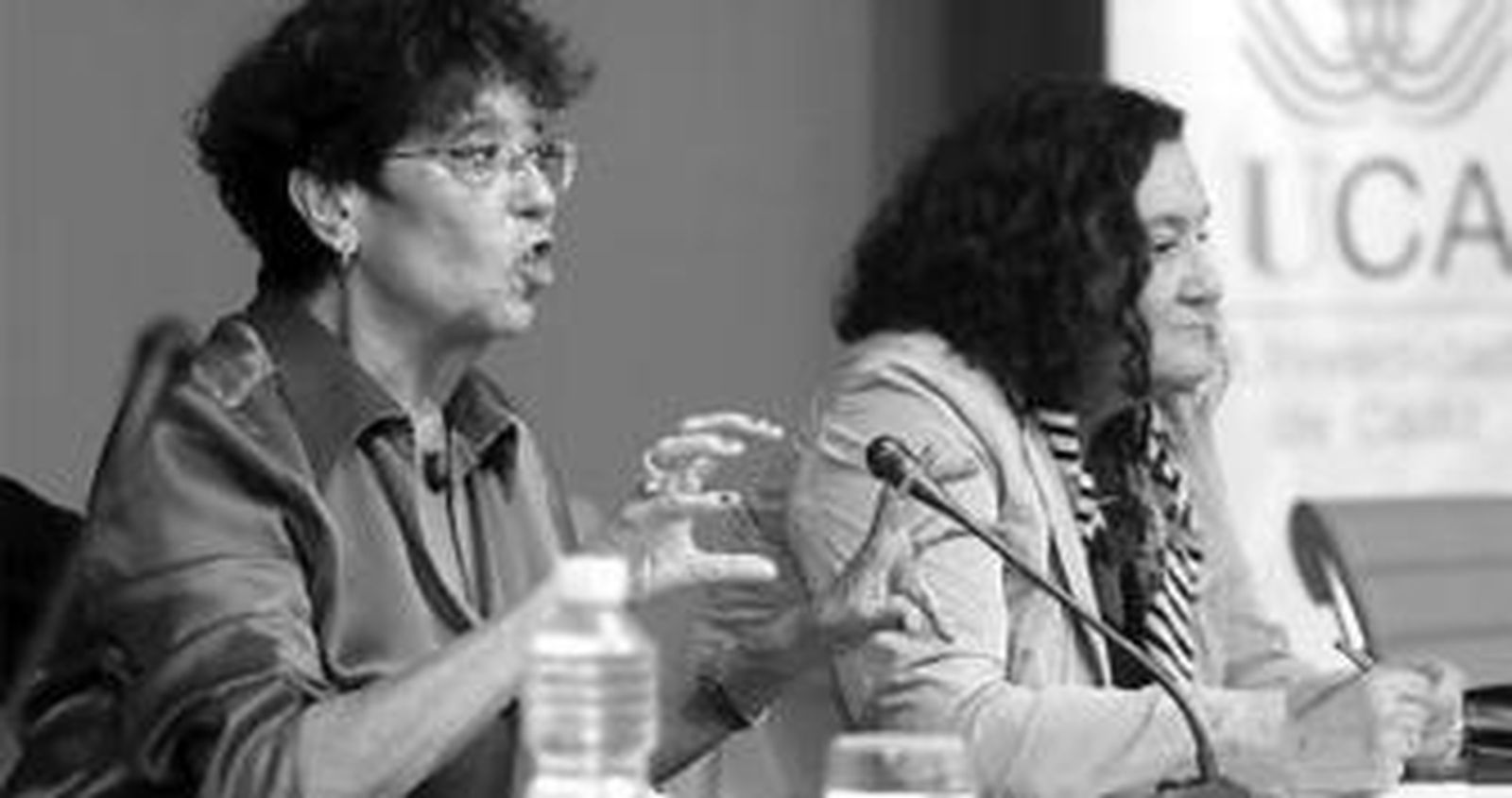 Maruja Torres durante la conferencia inaugural de las II Jornadas.