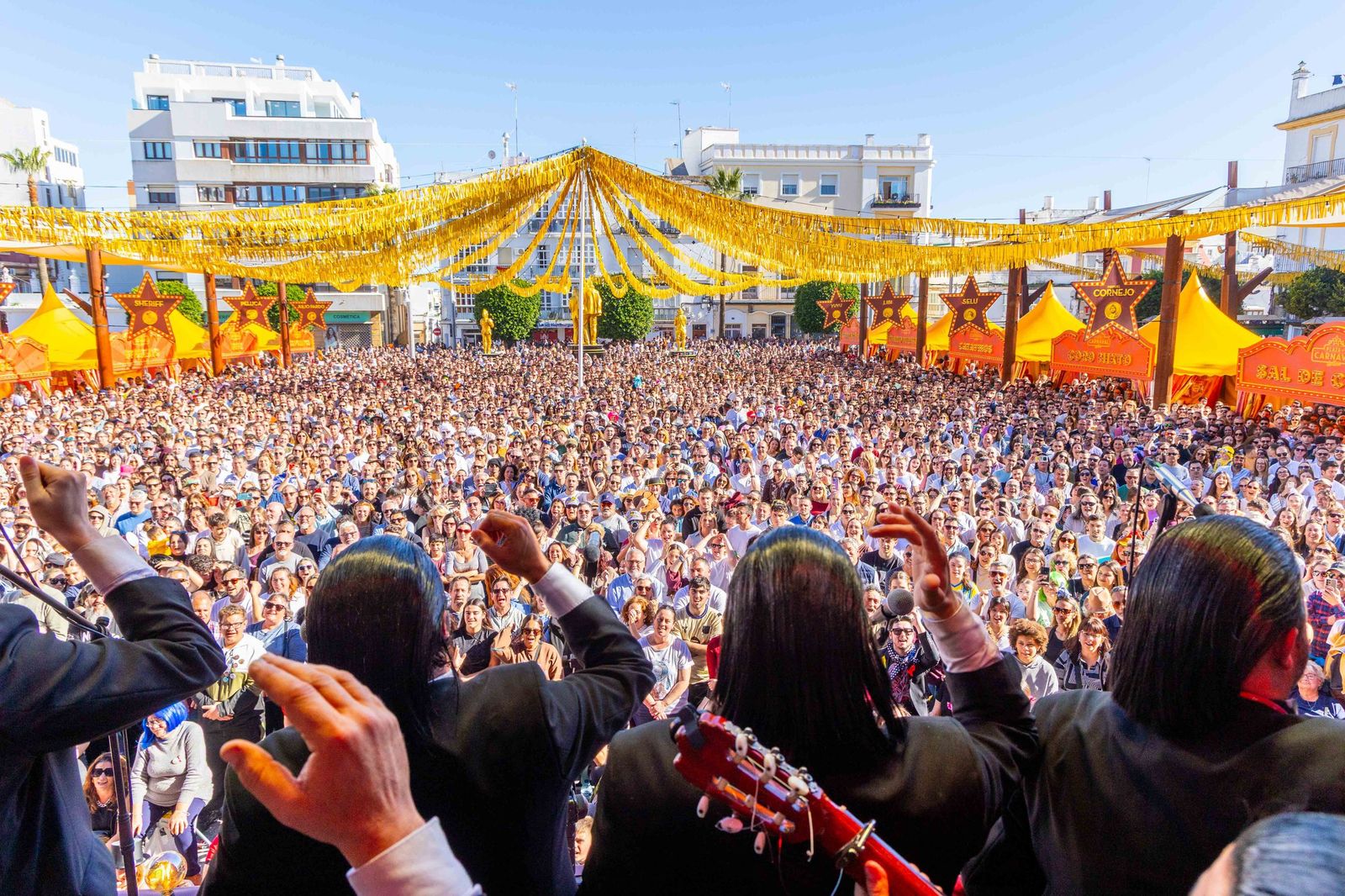 La Plaza del Carnaval, durante el último domingo de la pasada edición.