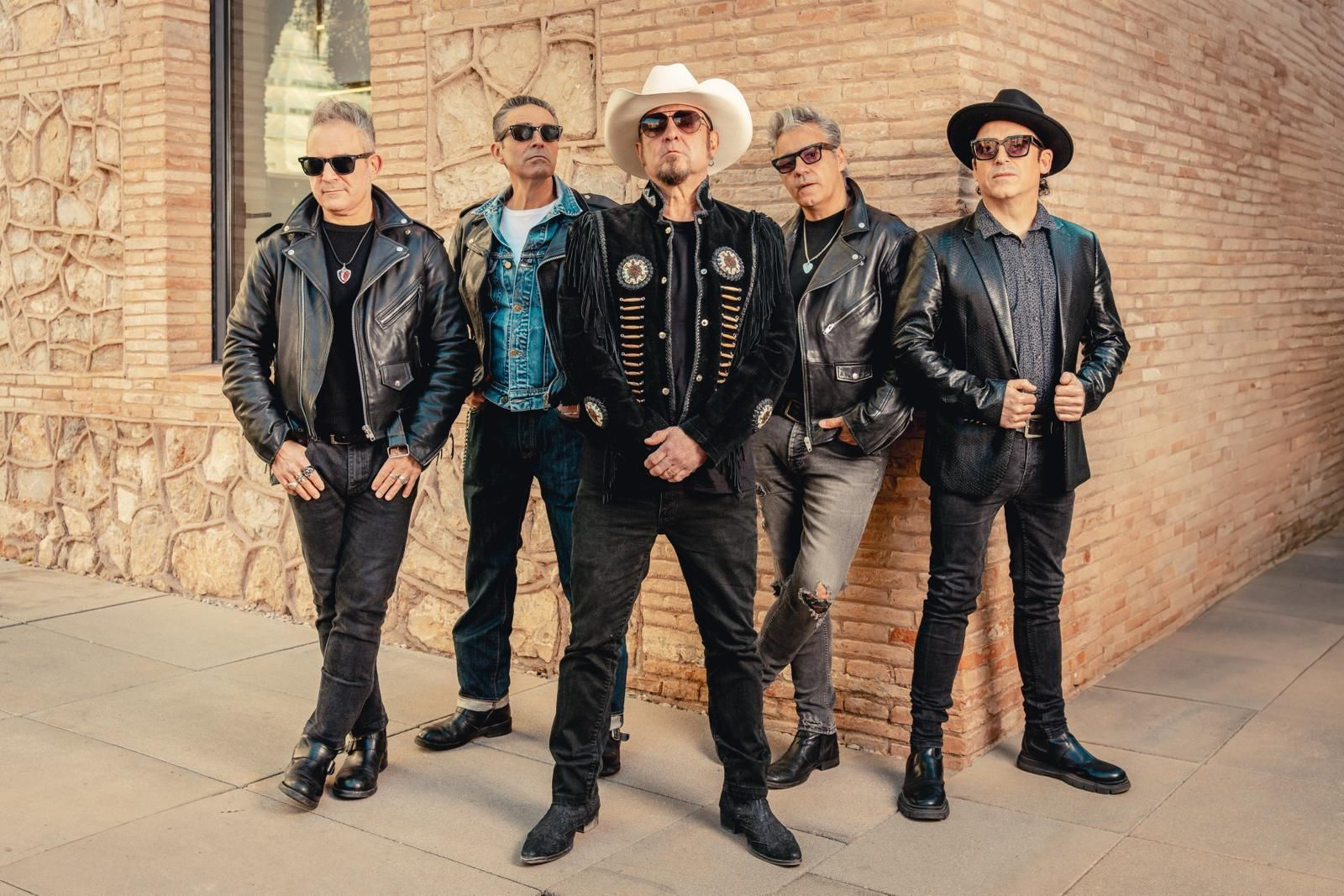 Los Rebeldes en una foto promocional de su gira de 45 aniversario Los Rebeldes en una foto promocional de su gira de 45 aniversario
