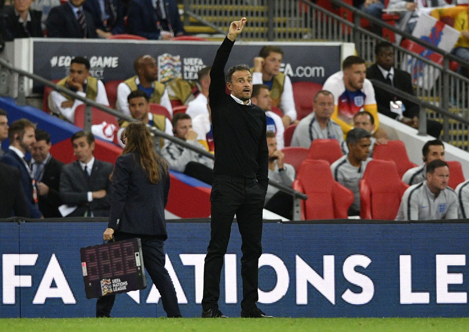 Las imágenes del Inglaterra-España