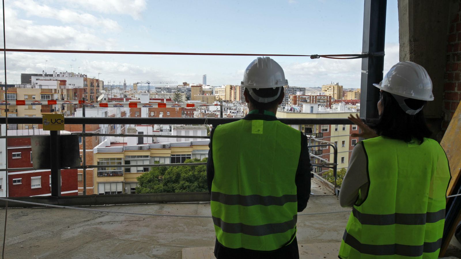 Las vistas que se podrán contemplar desde la cuarta planta del edifico de la Fundación Cajasol.