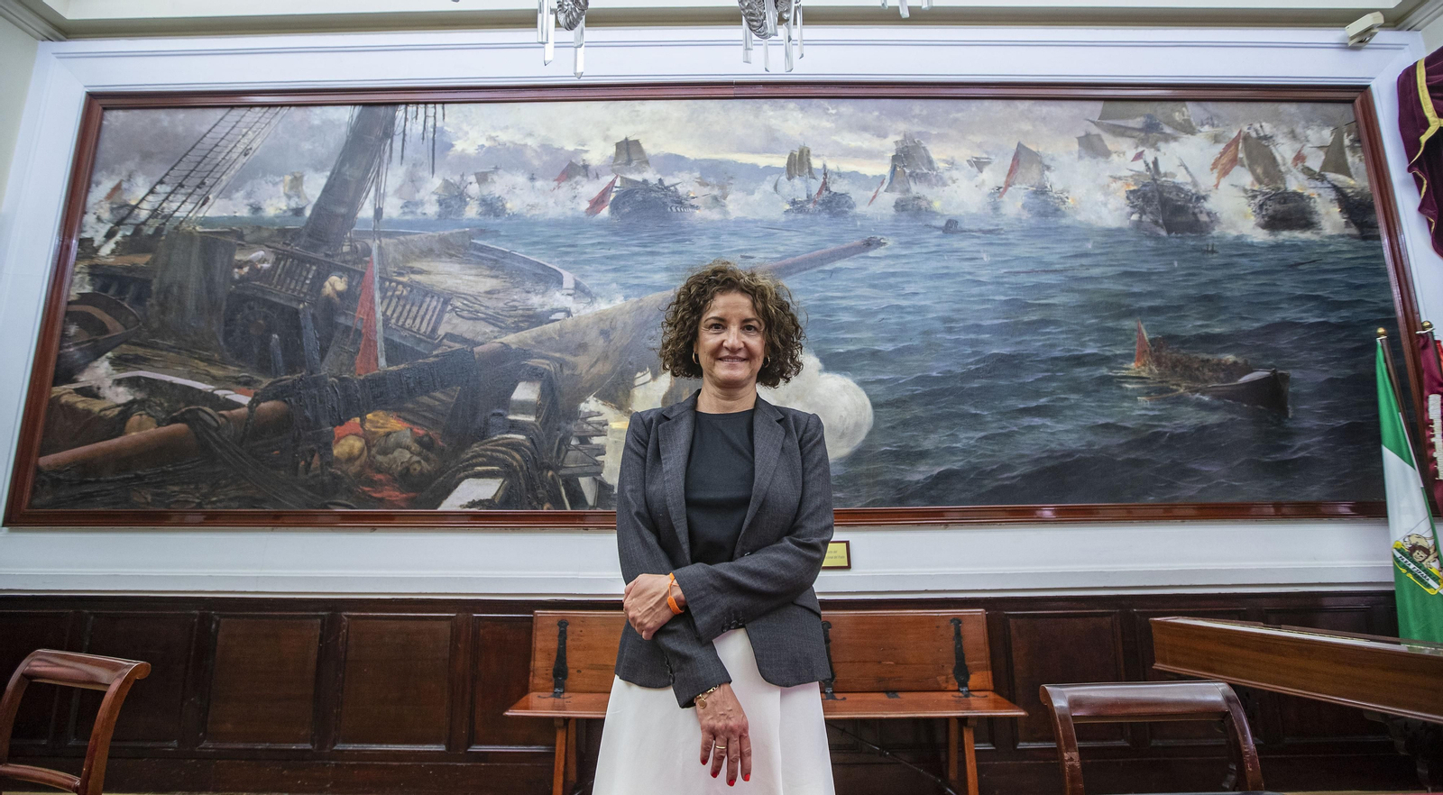 La edil de Cs Lucrecia Valverde.