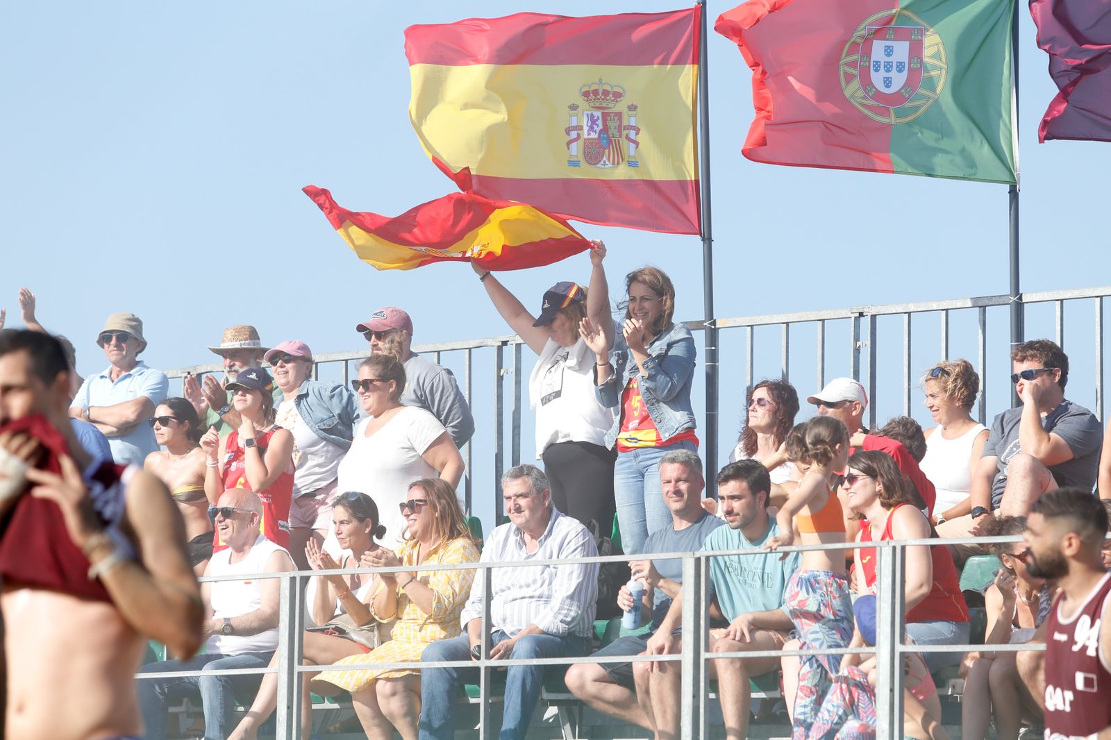 Las fotos del Torneo Internacional  de España de balonmano playa de La Línea