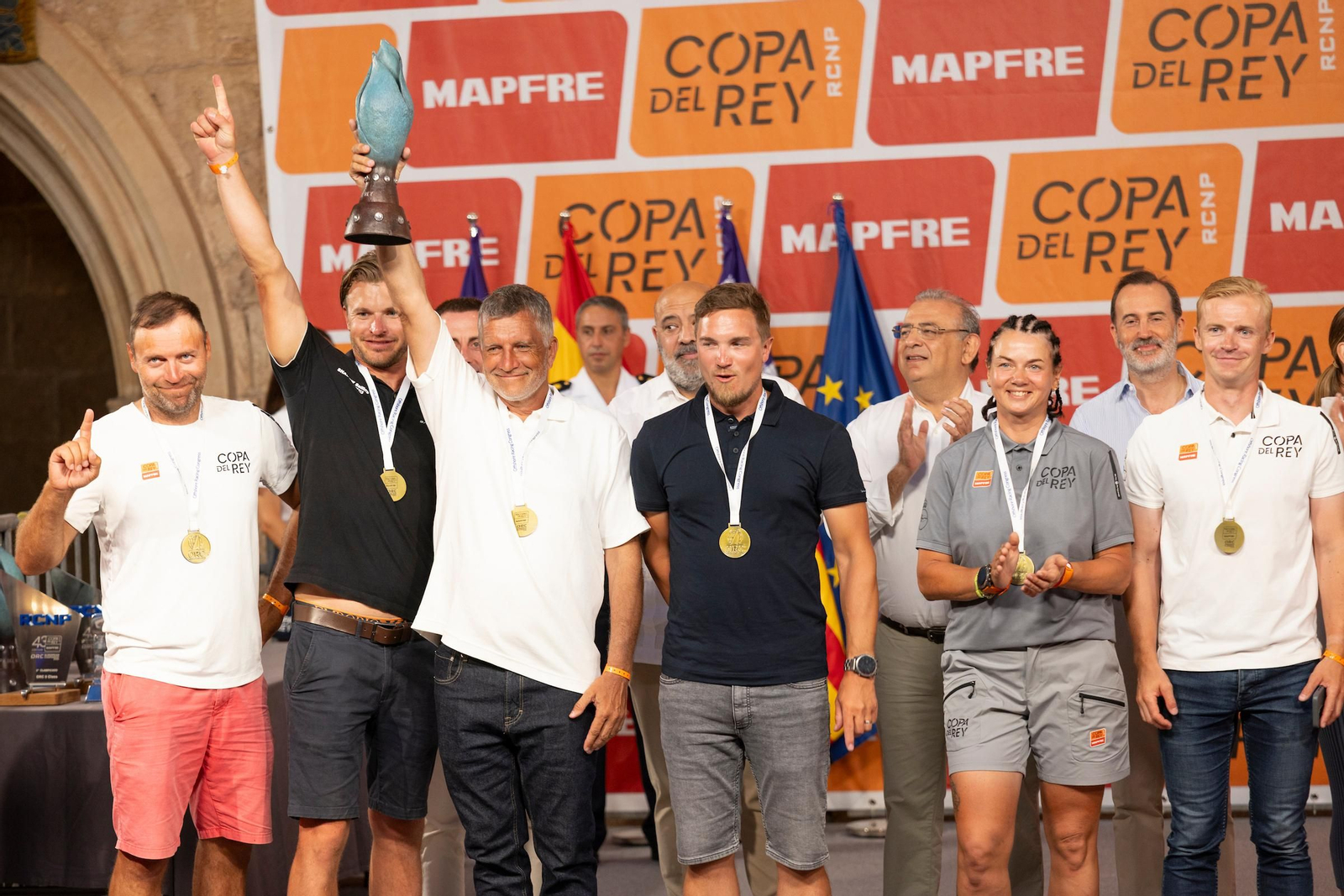 Las fotos de la entrega de premios de la Copa del Rey Mapfre de vela