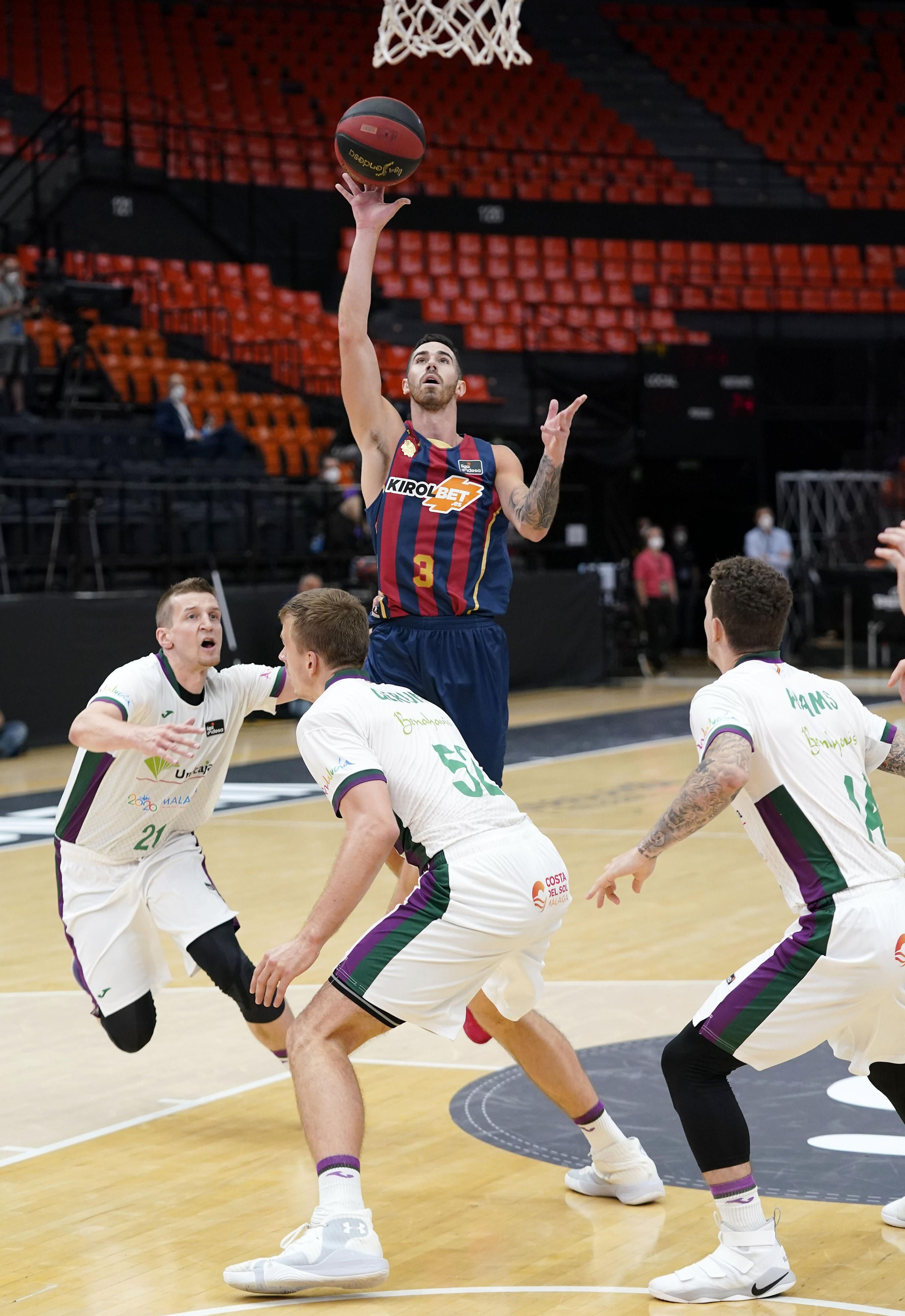 El Baskonia-Unicaja, en fotos