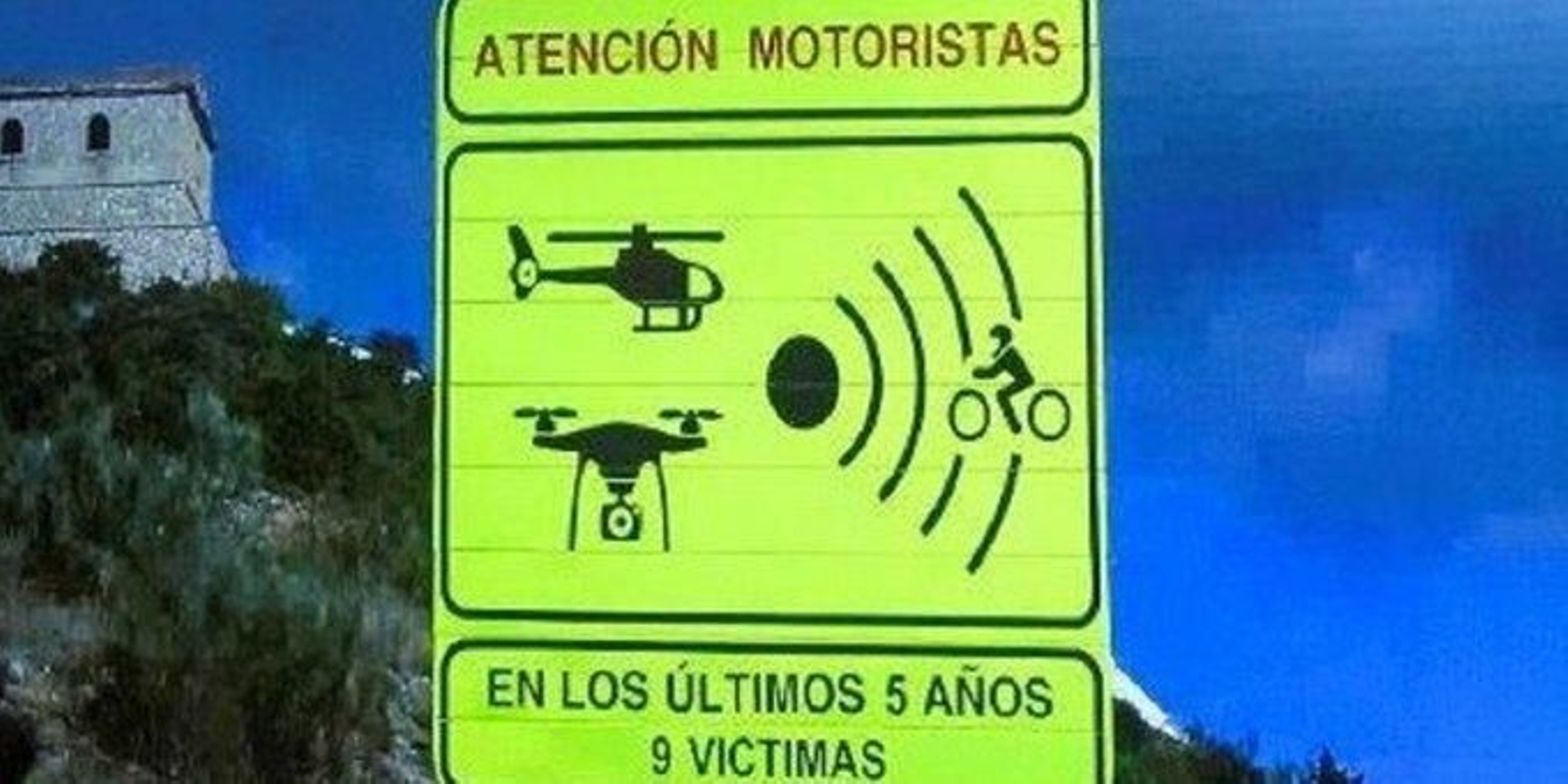 ¿Motorista? Mucho prudencia con esta señal