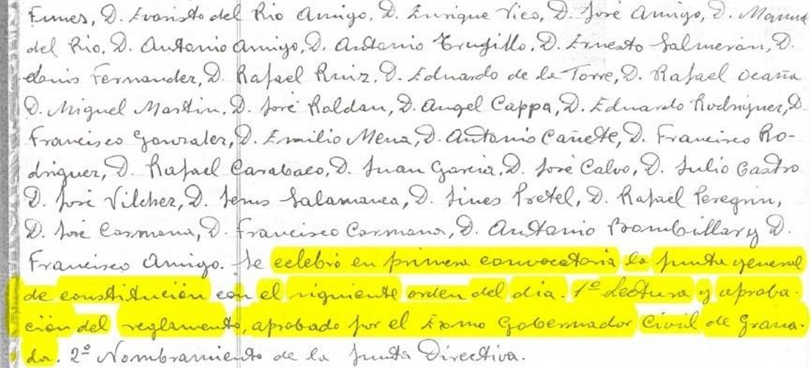 Acta del 23 de Abril de 1931.