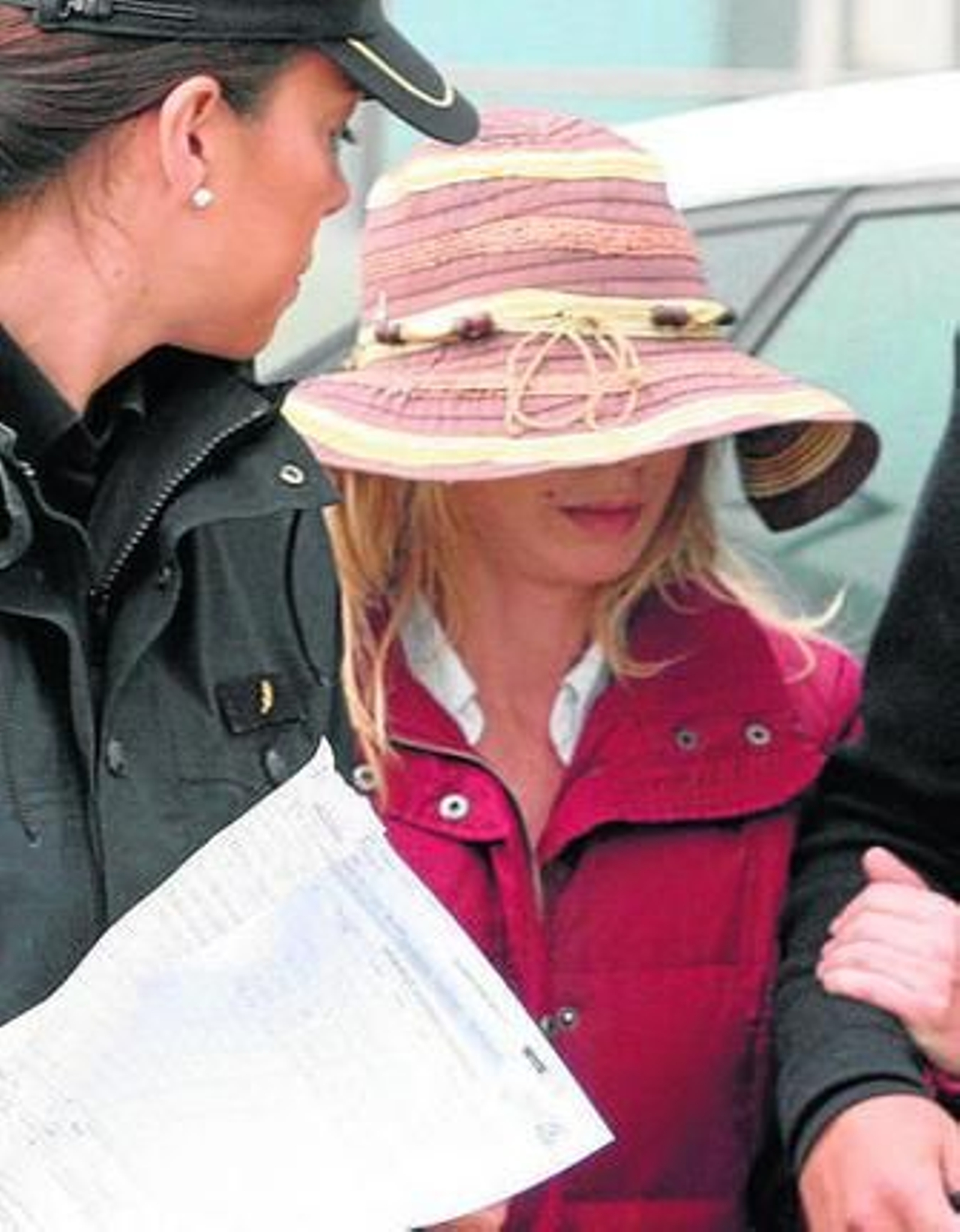 Milagros Trigo, llegando al Juzgado el pasado viernes.