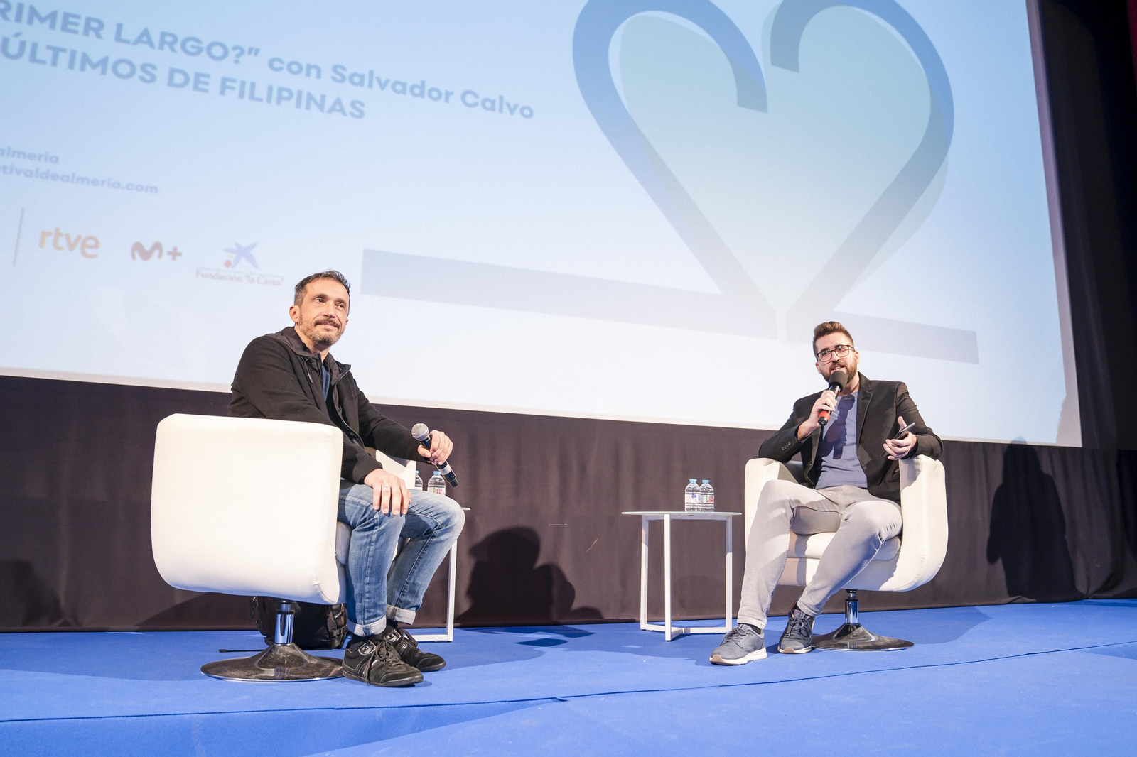 Salvador Calvo en el Teatro Cervantes.