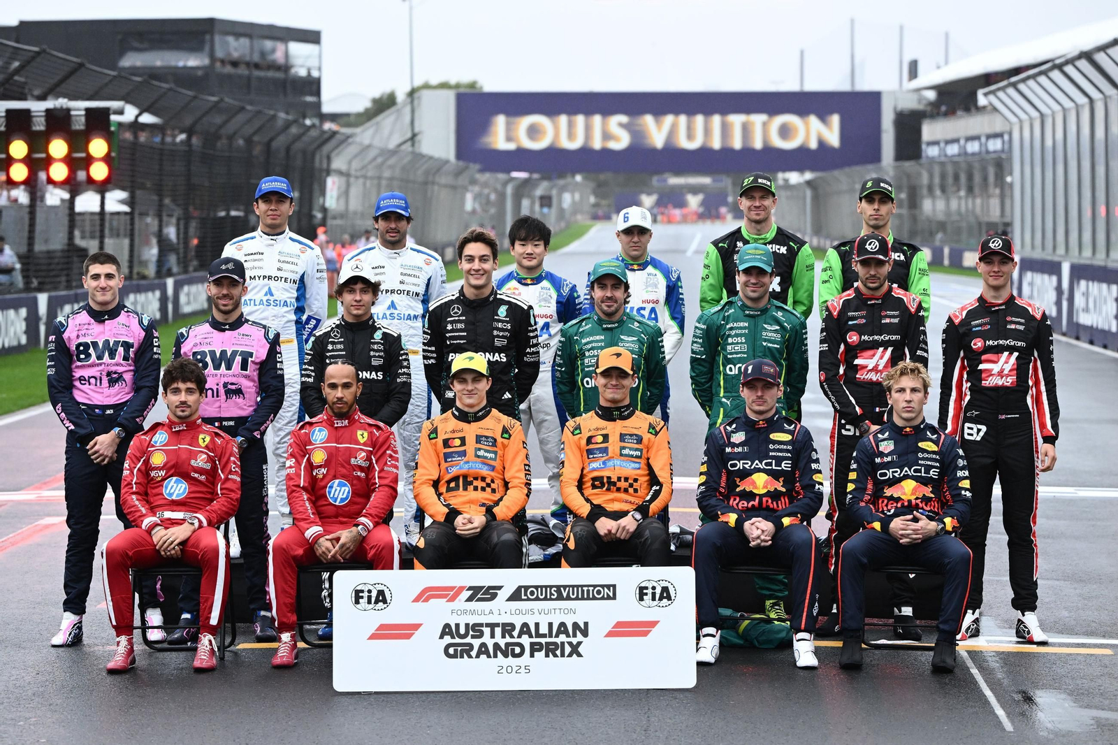 Los fotos del arranque de la Fórmula 1 en Melbourne