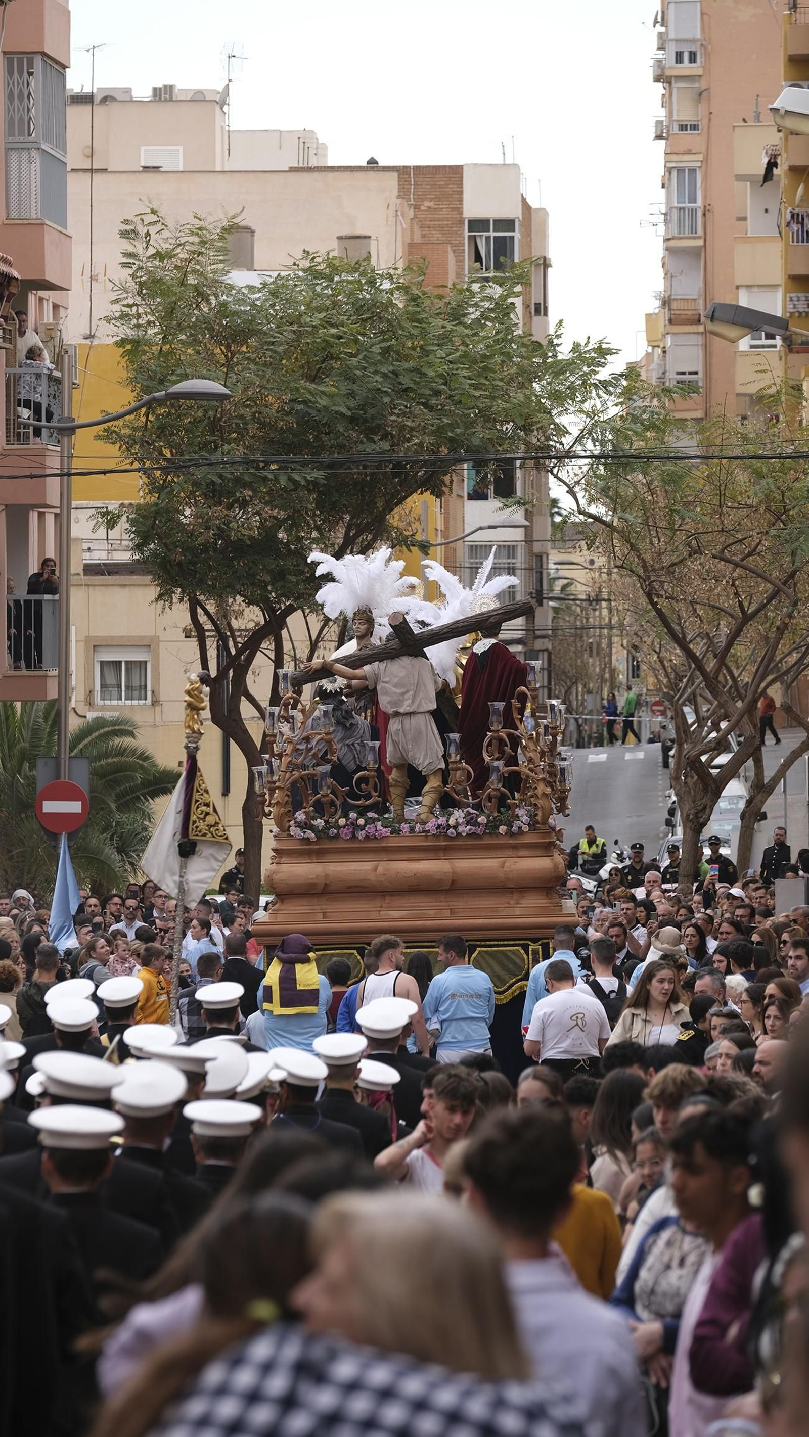 La procesión de Los Ángeles en Almería, en imágenes