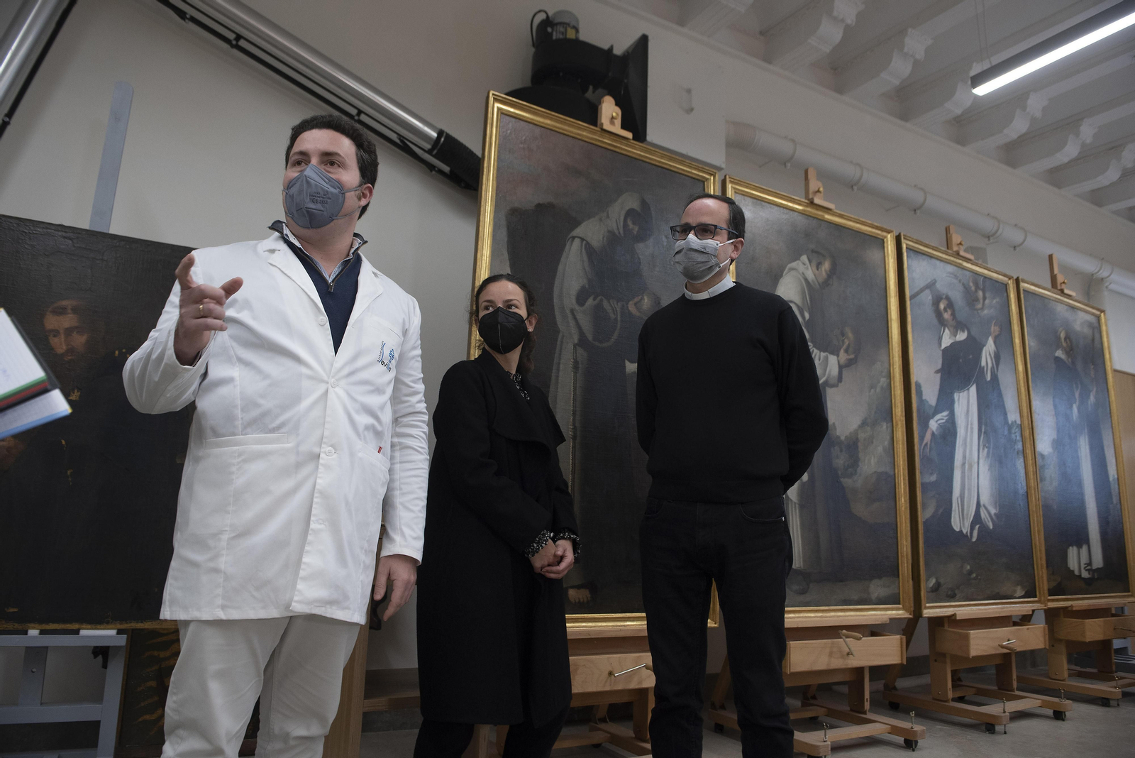 El taller de restauración del Arzobispado de Sevilla