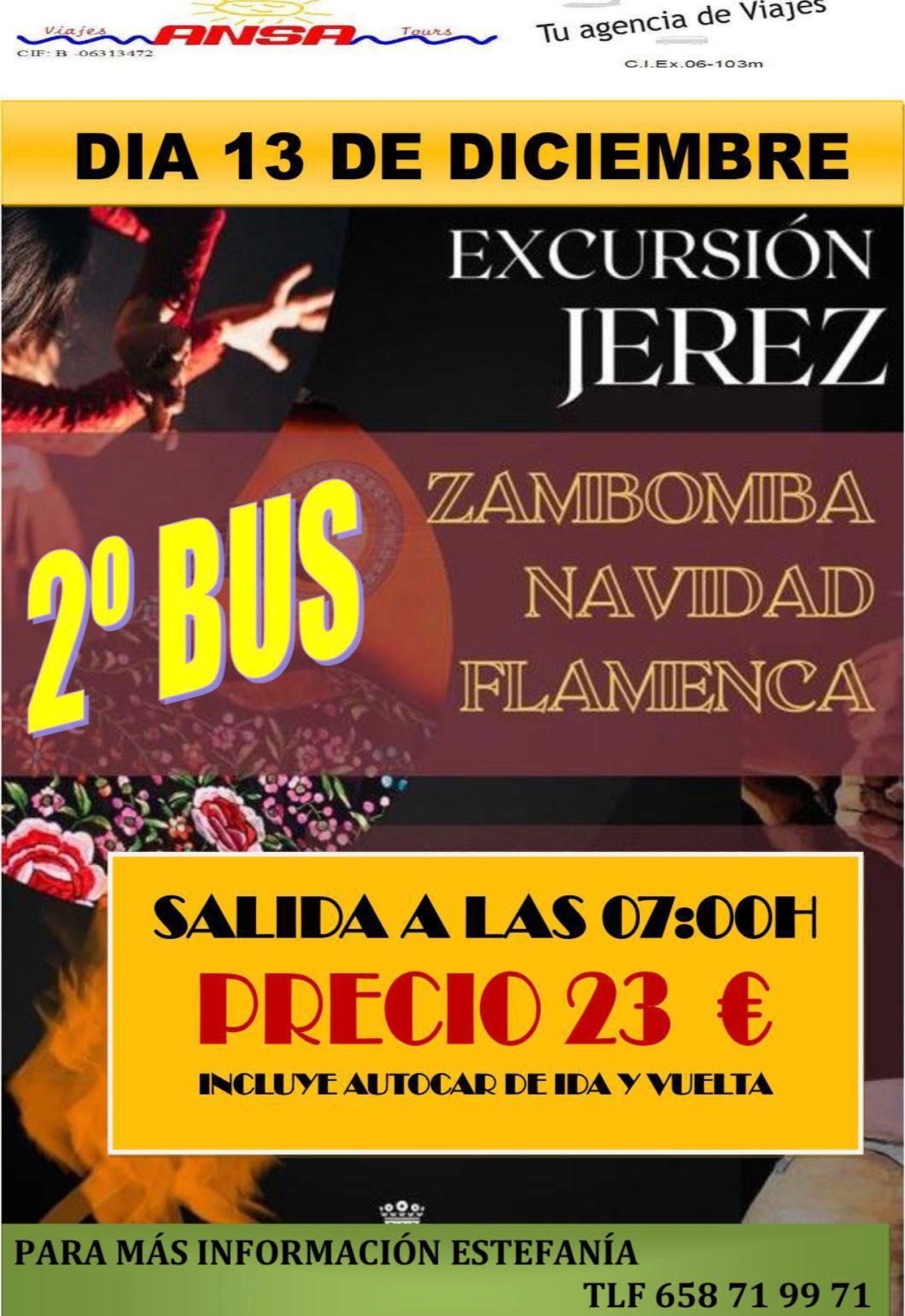 Excursión organizada desde La Zarza, en Bajadoz.