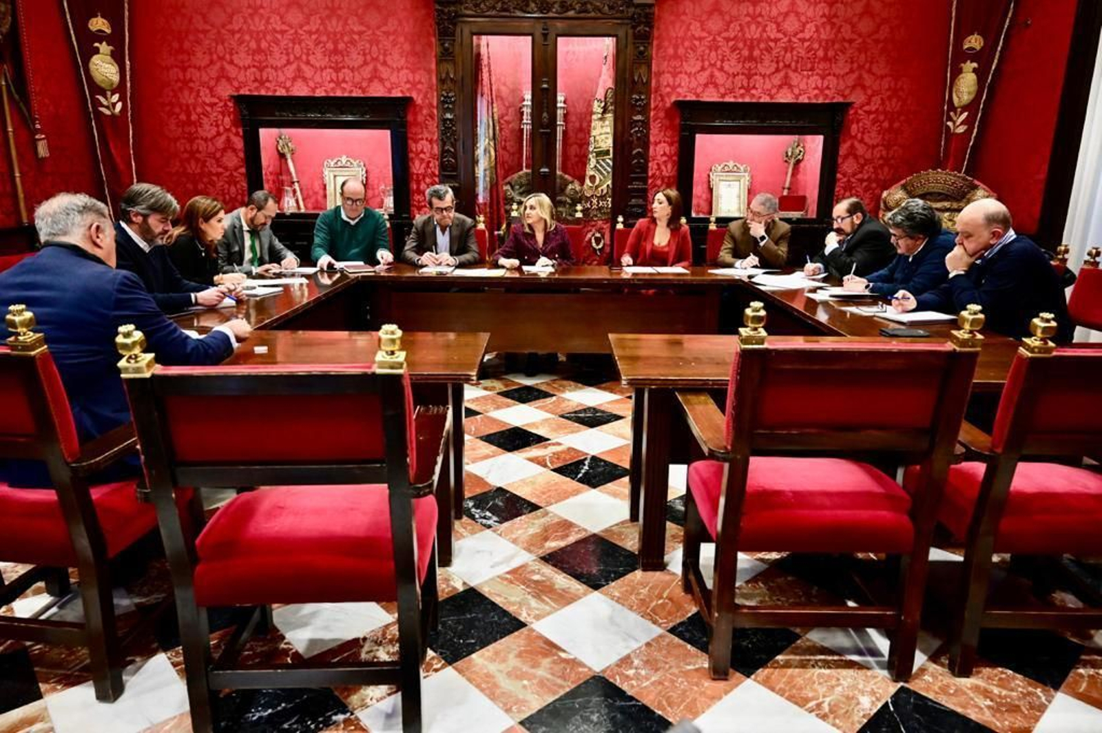Reunión de la comisión técnica para la capitalidad cultural de Granada.