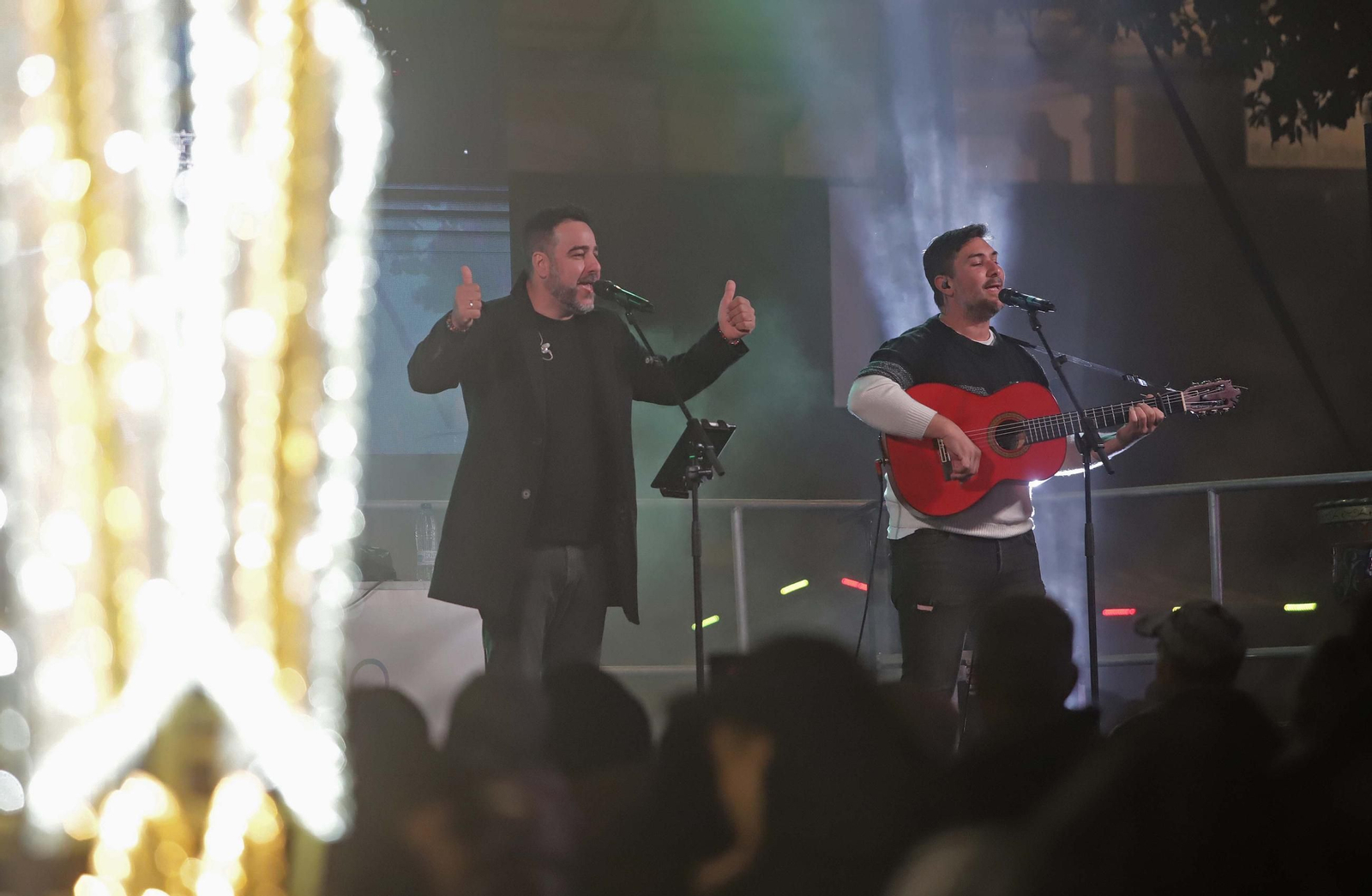 Fotos del encendido del alumbrado navideño en Algeciras