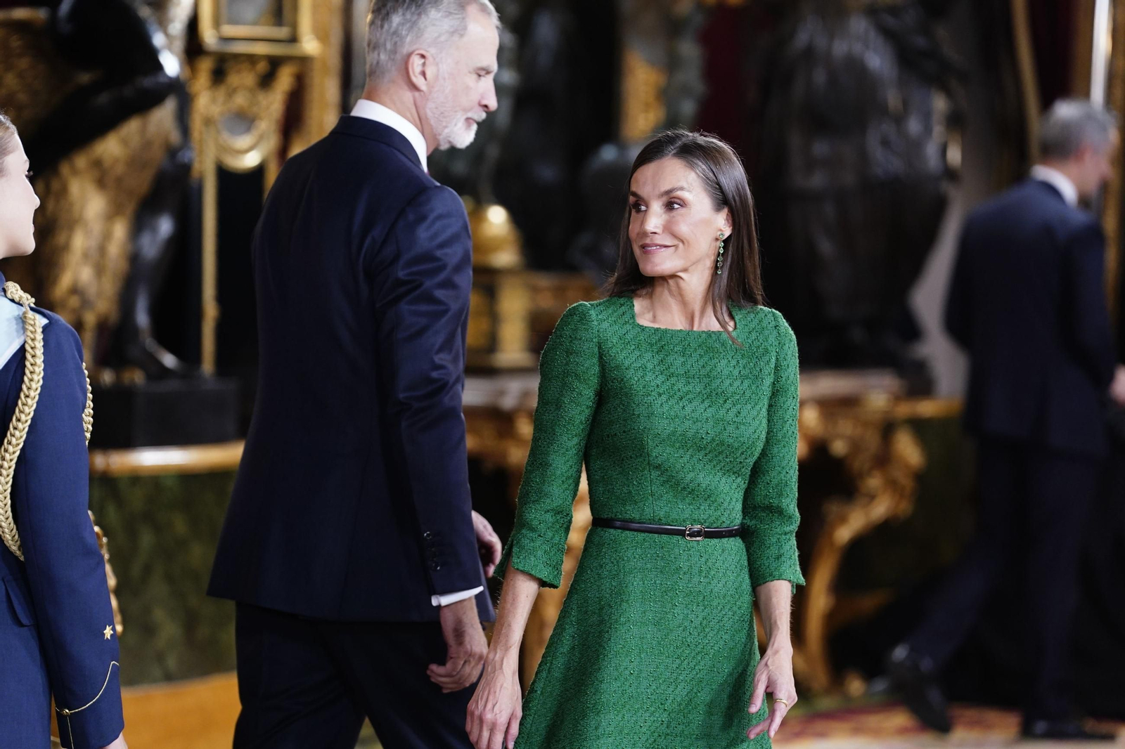 Las fotos de la recepción del Rey por el 12 de octubre
