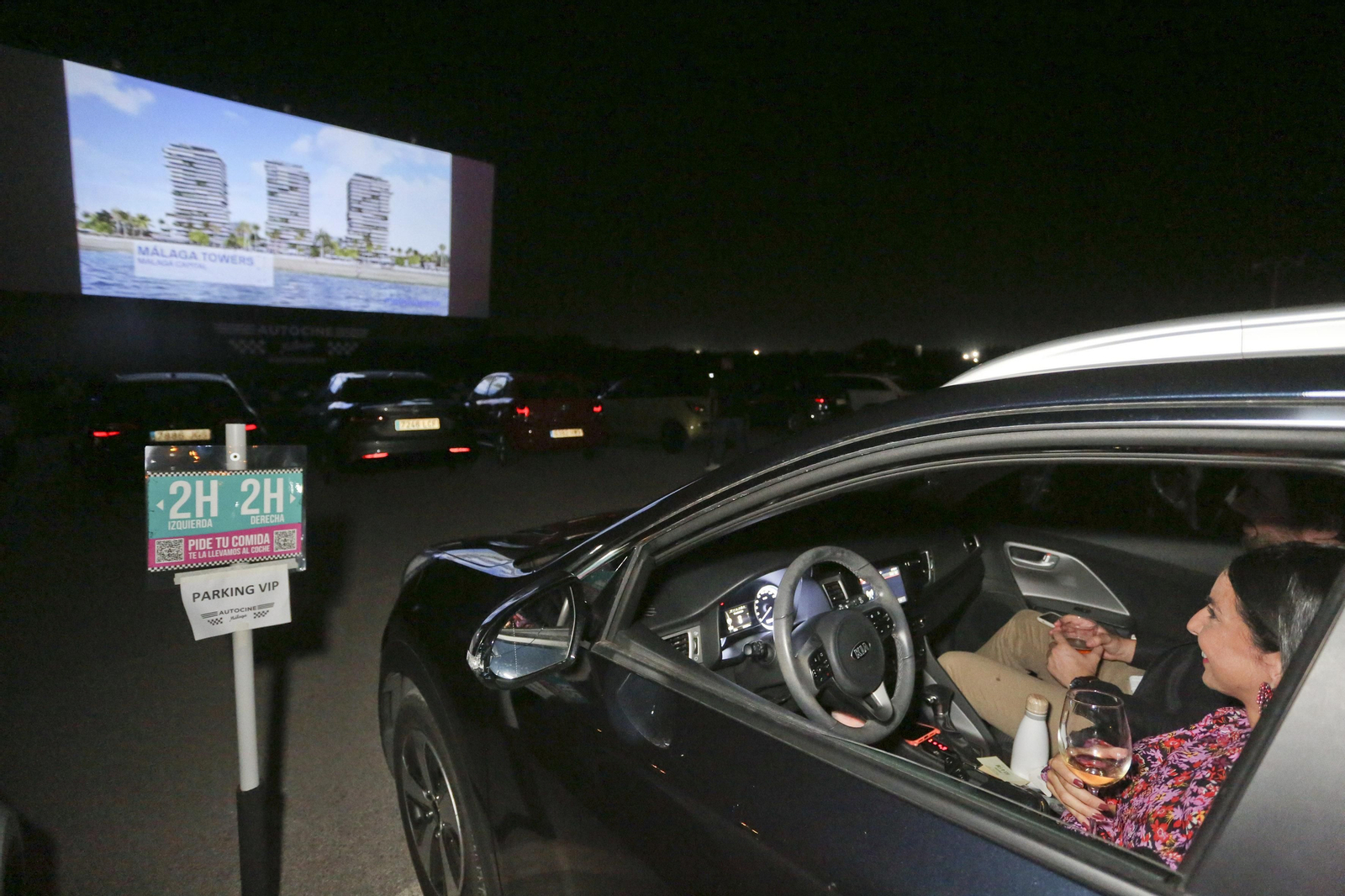 El Autocine Málaga Metrovacesa, en fotos