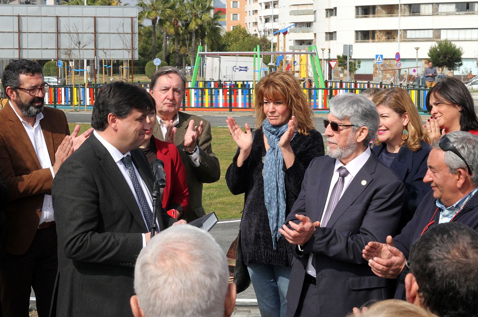 Inauguración de la Calle Doctor Cristóbal Gangoso, en imágenes