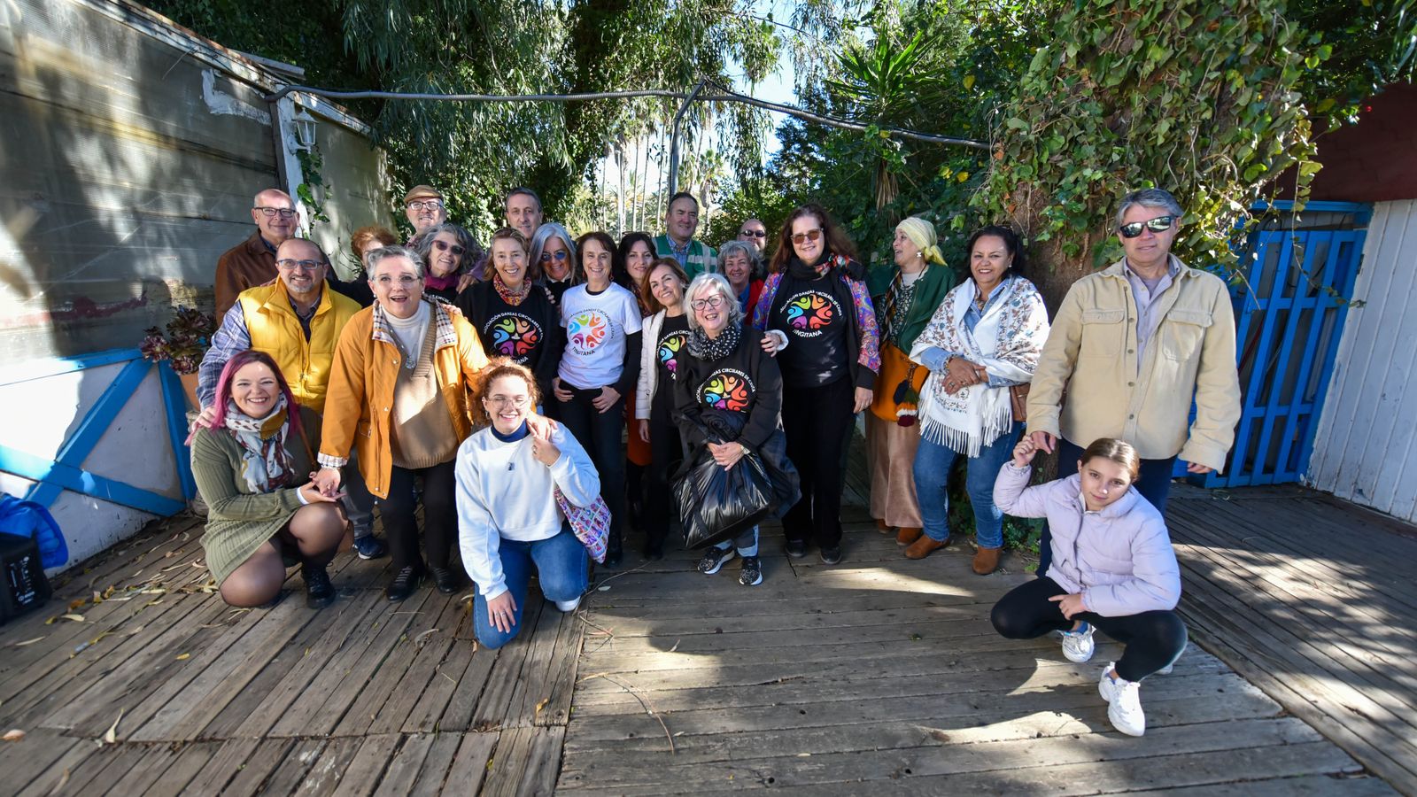 Danza circular en la parque Princesa Sofia, en imágenes