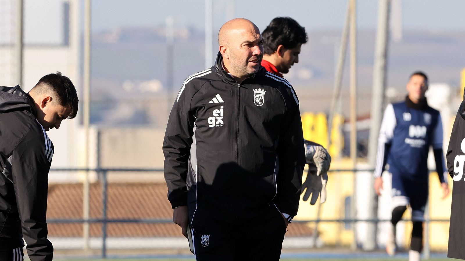 Imágenes del entrenamiento del Xerez CD en Picadueñas