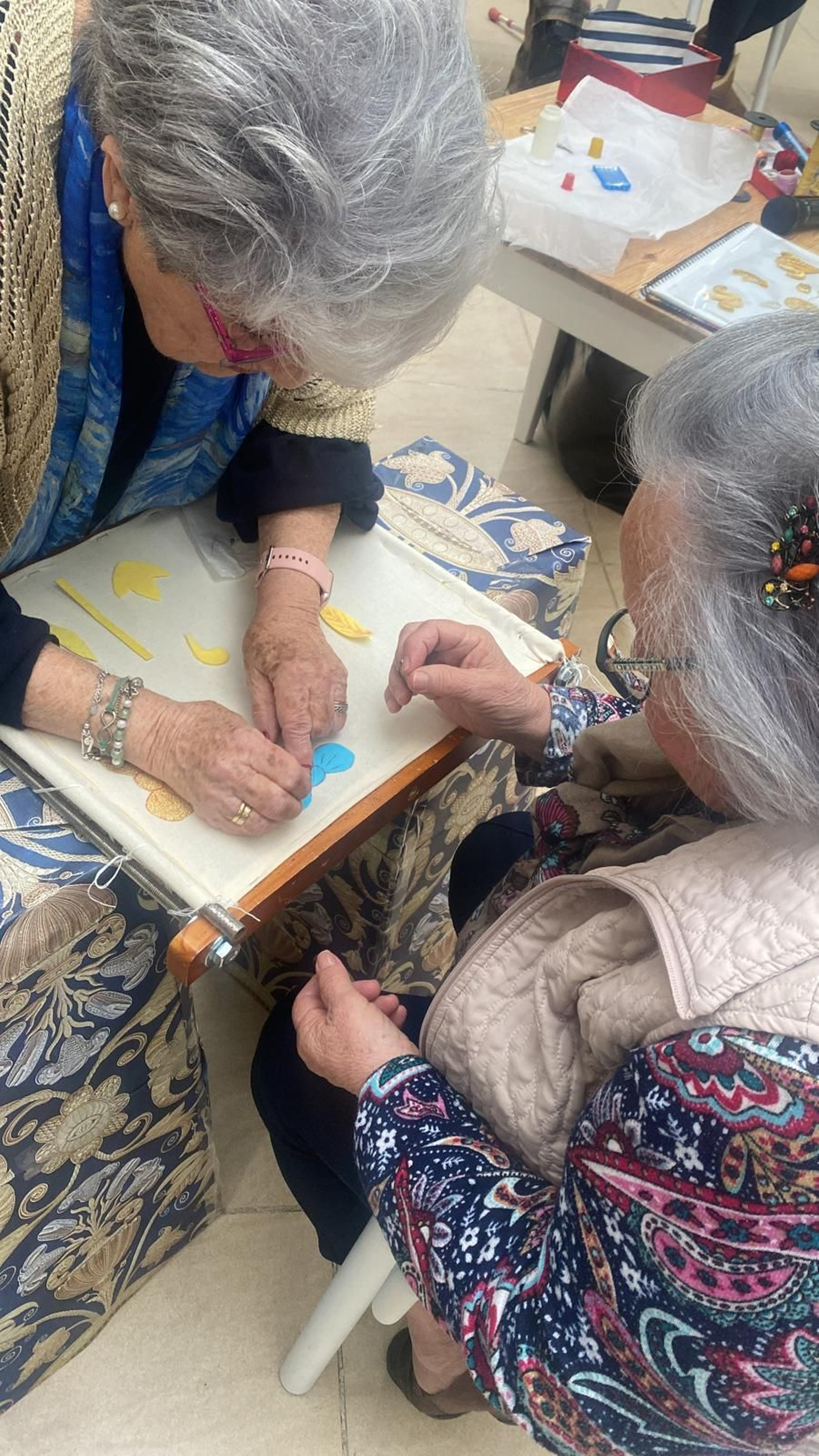 Fotos de las actividades de Cuaresma en el centro de mayores de Asansull de La Línea